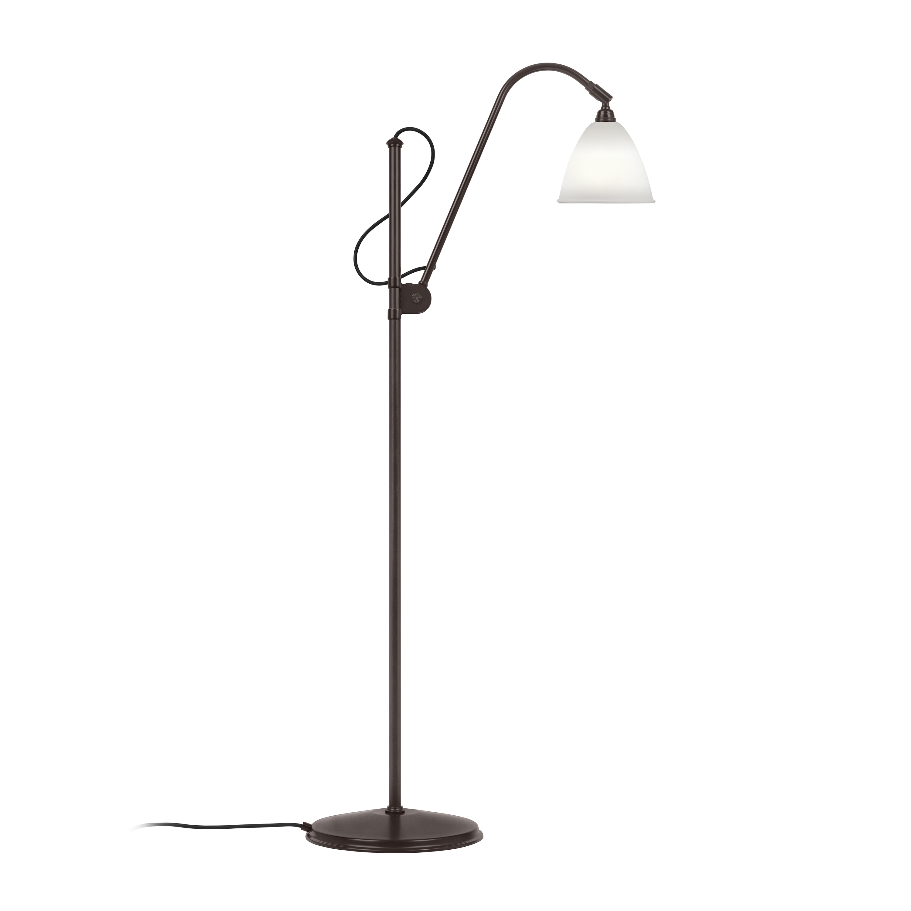 Bestlite BL3 S Floor lamp | Black Brass/Bone China