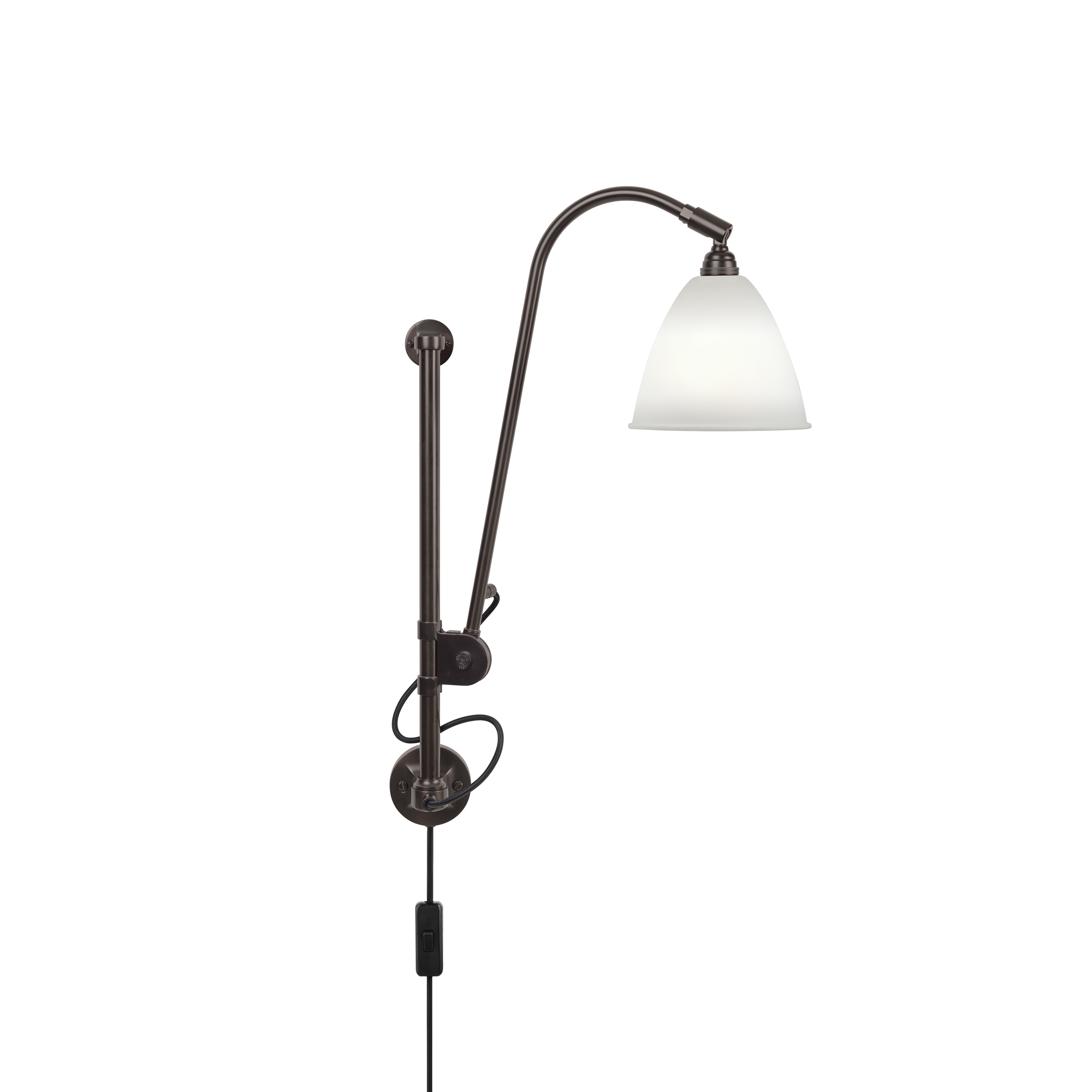 Bestlite BL5 Wall lamp | Black Brass/Bone China