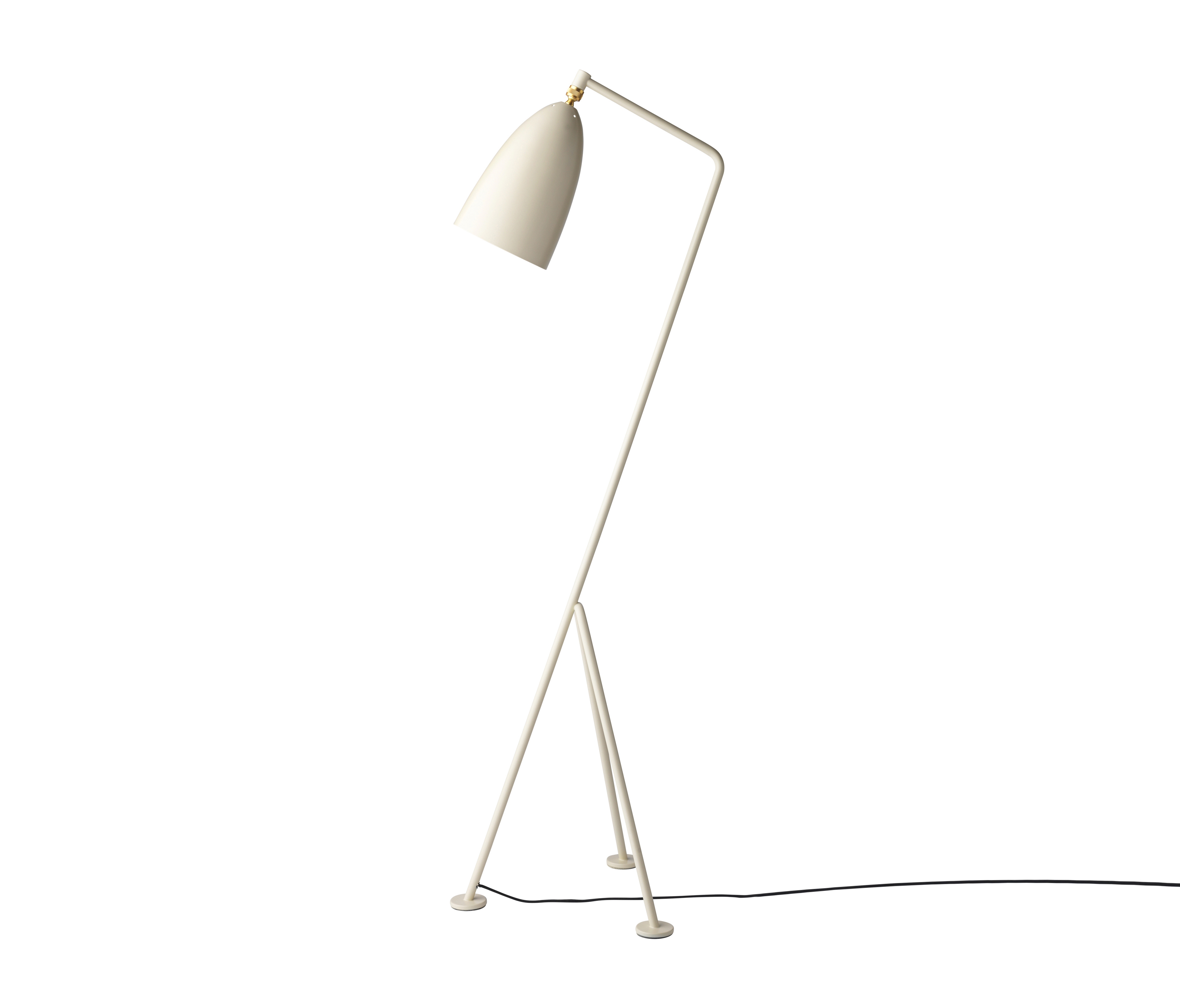 Vertoon produk Gräshoppa Floor lamp | Oyster White van vervaardiger GUBI