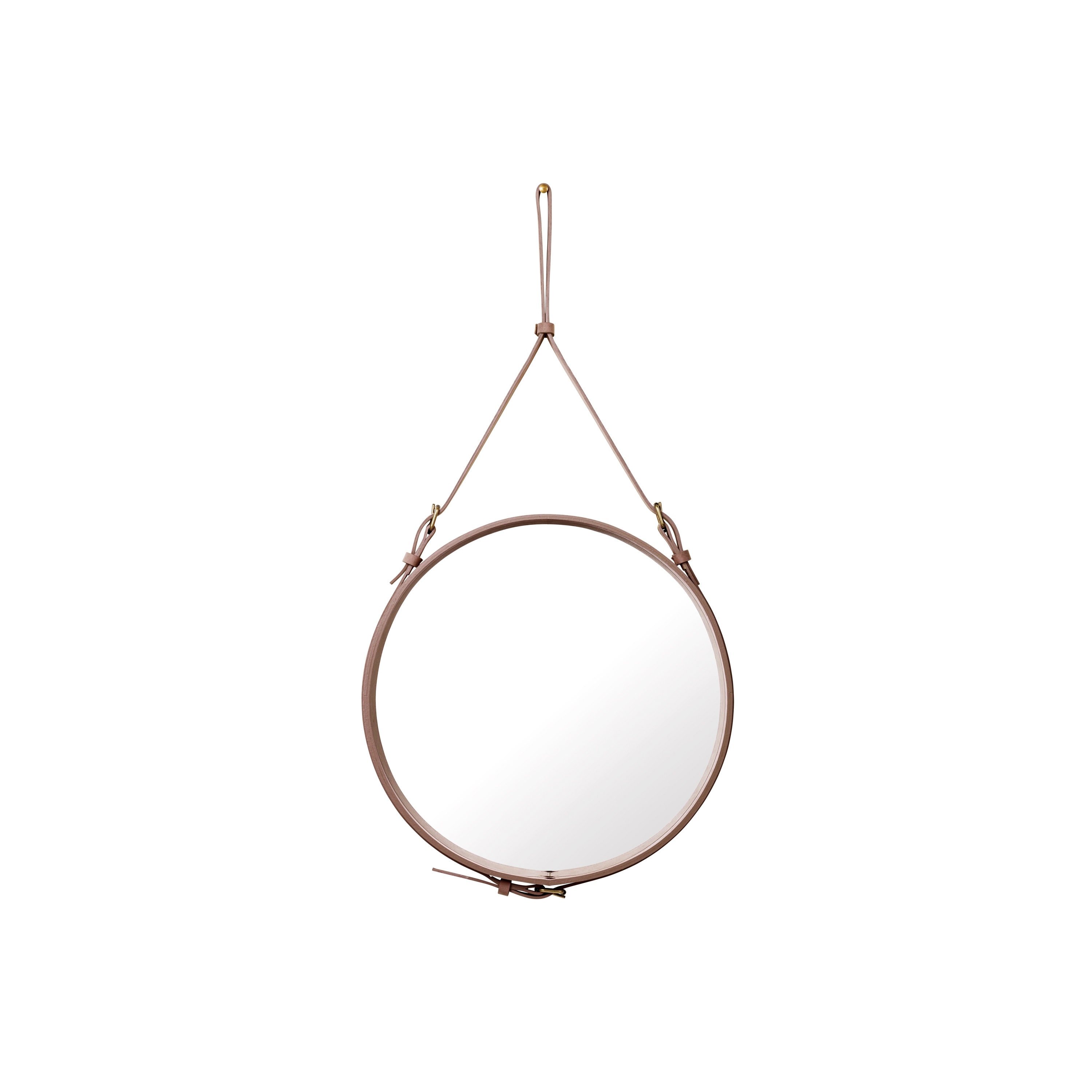 Mostrar el producto Adnet  Circulaire Wall Mirror - Alcantara Ø 59 del fabricante GUBI