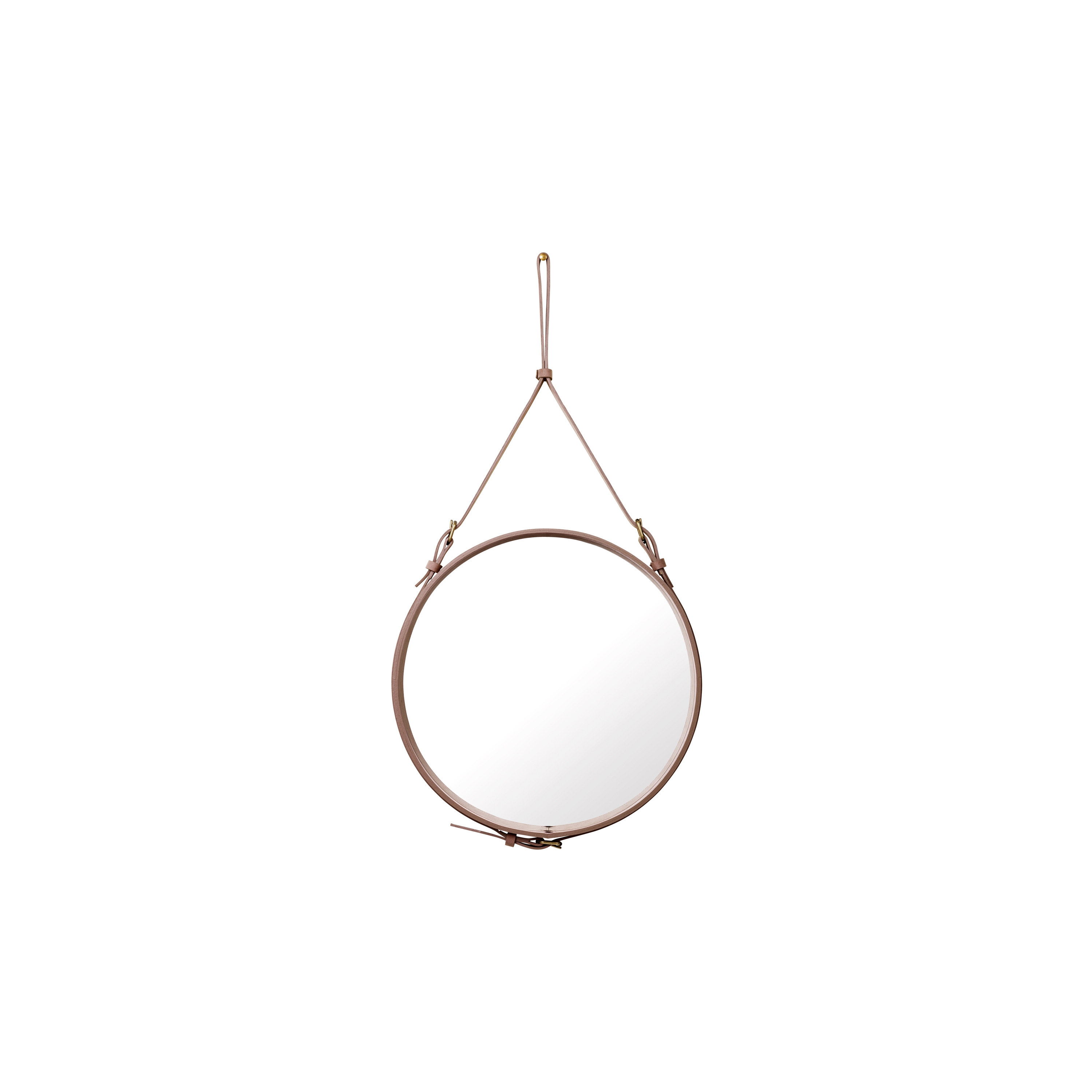 Mostrar el producto Adnet  Circulaire Wall Mirror - Alcantara Ø 58 del fabricante GUBI