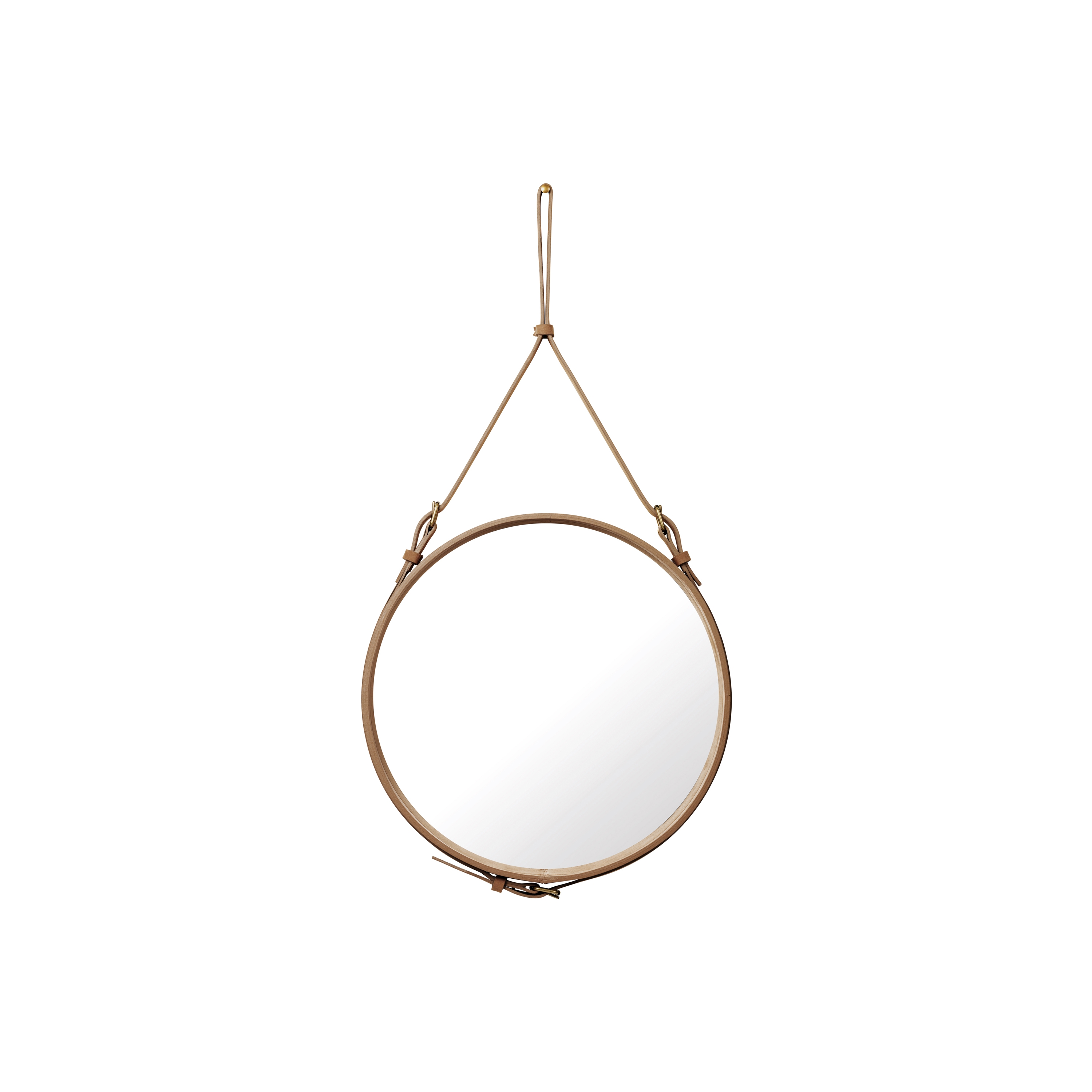 Adnet  Circulaire Wall Mirror - Alcantara Ø 59