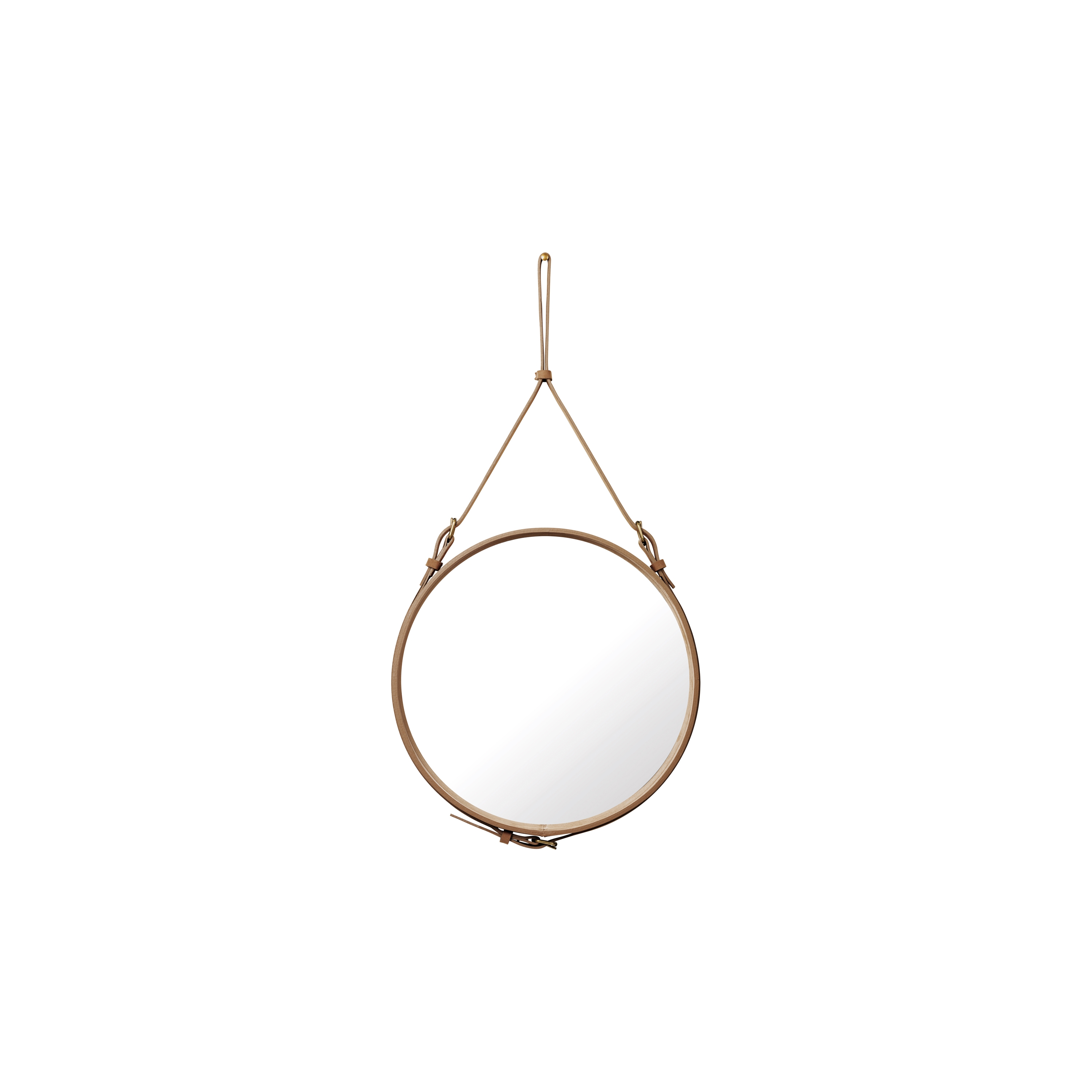 Adnet  Circulaire Wall Mirror - Alcantara Ø 58