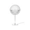 Multi-Lite Table Lamp | Chrome/White