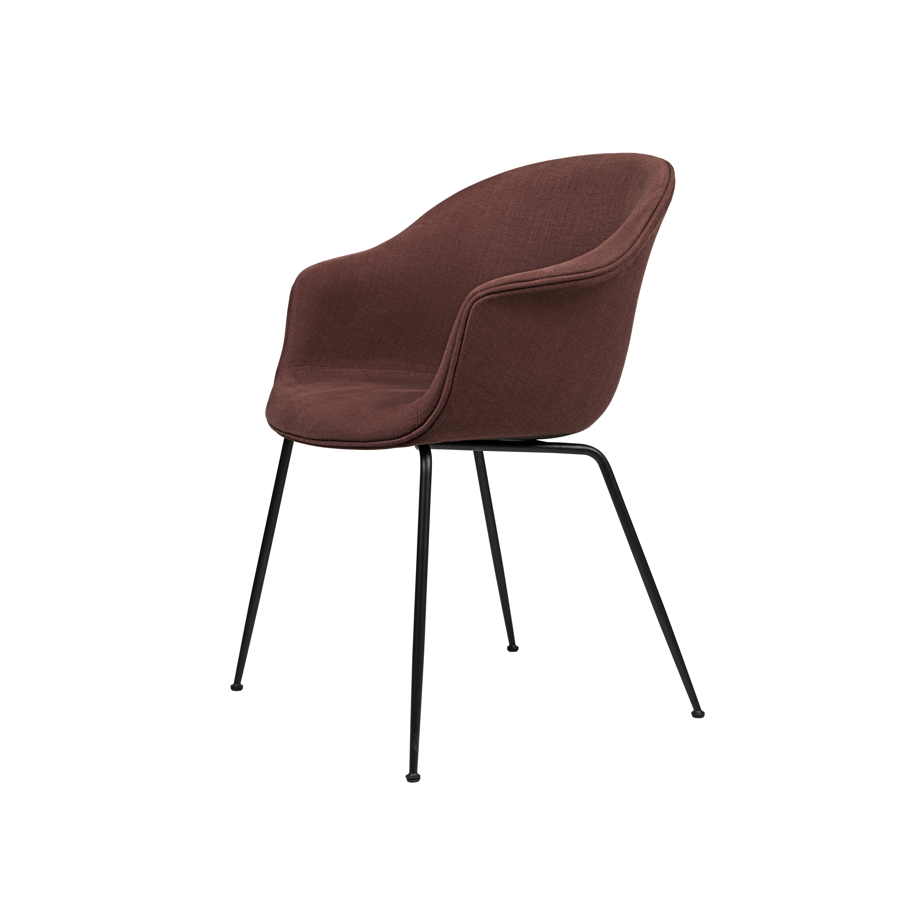 Bat Dining Chair - Fully Upholstered, Conic base