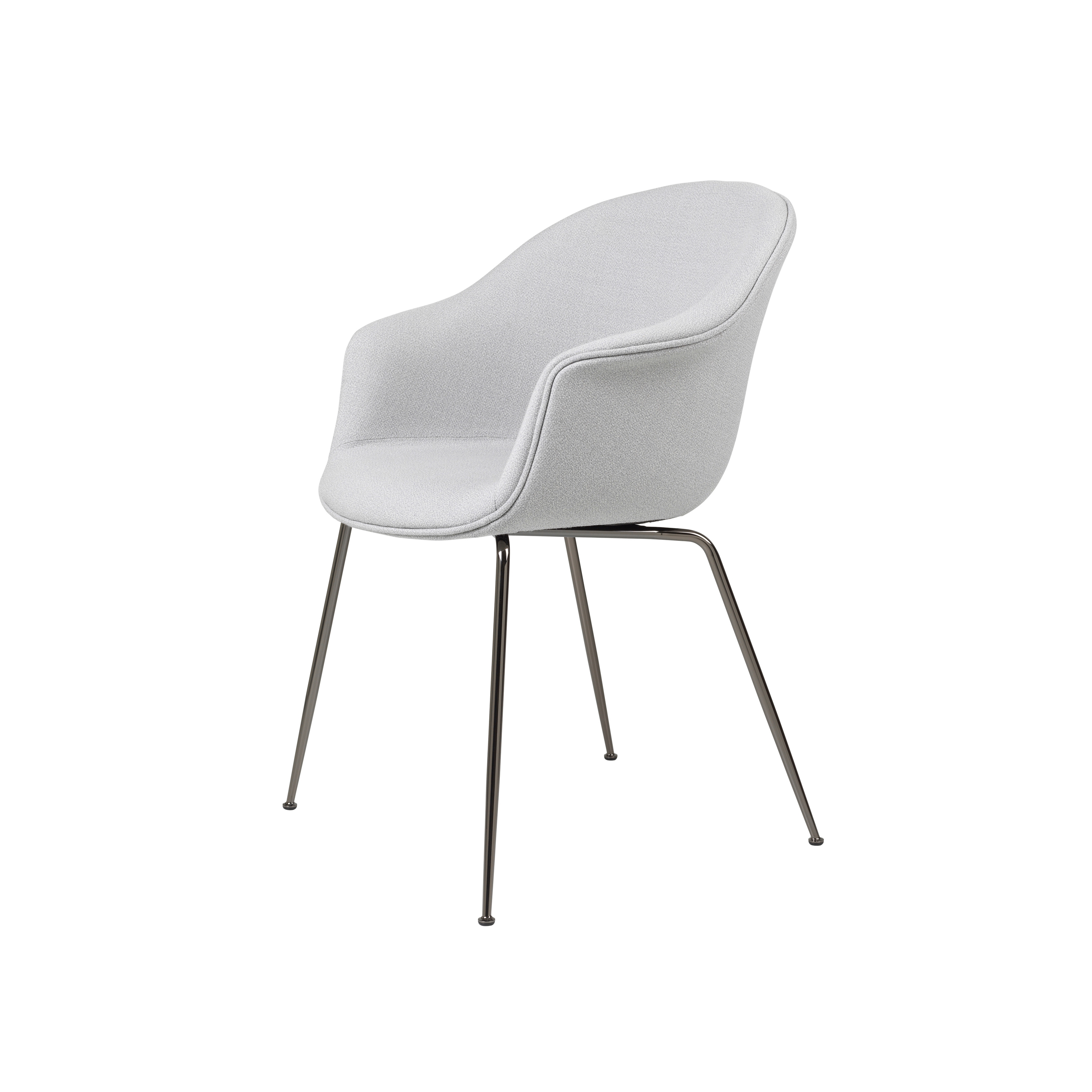 Bat Dining Chair - Fully Upholstered, Conic base