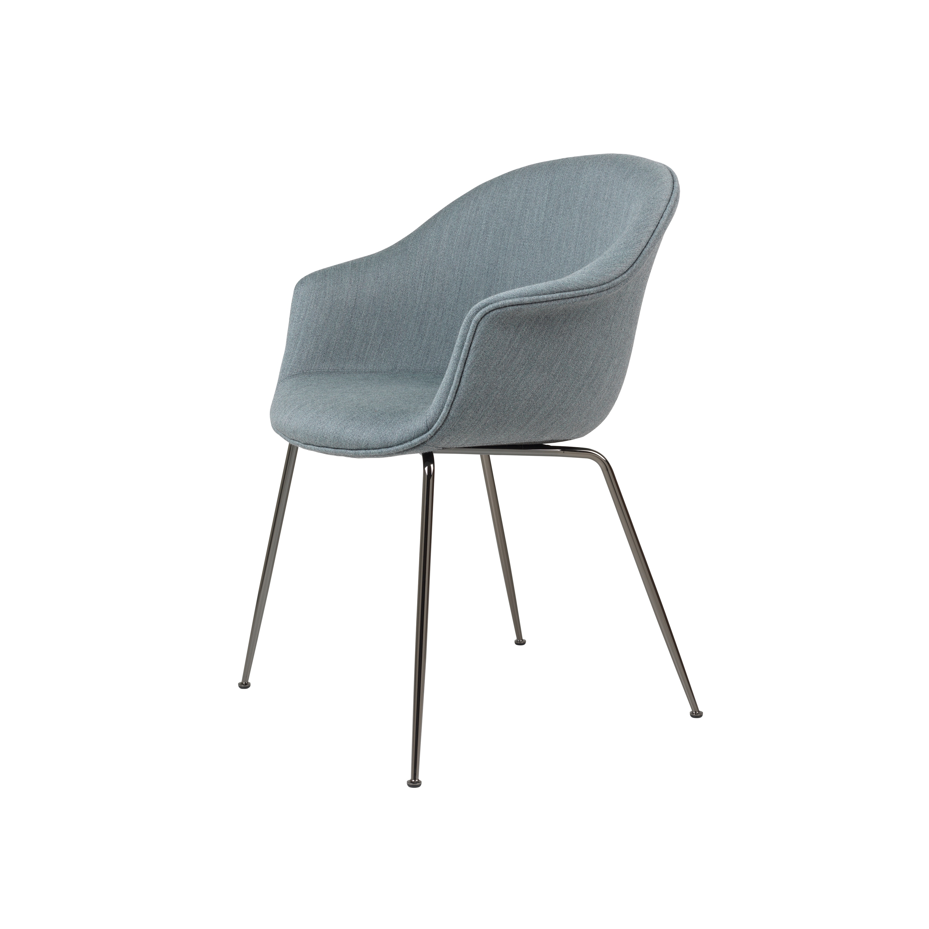 Bat Dining Chair - Fully Upholstered, Conic base