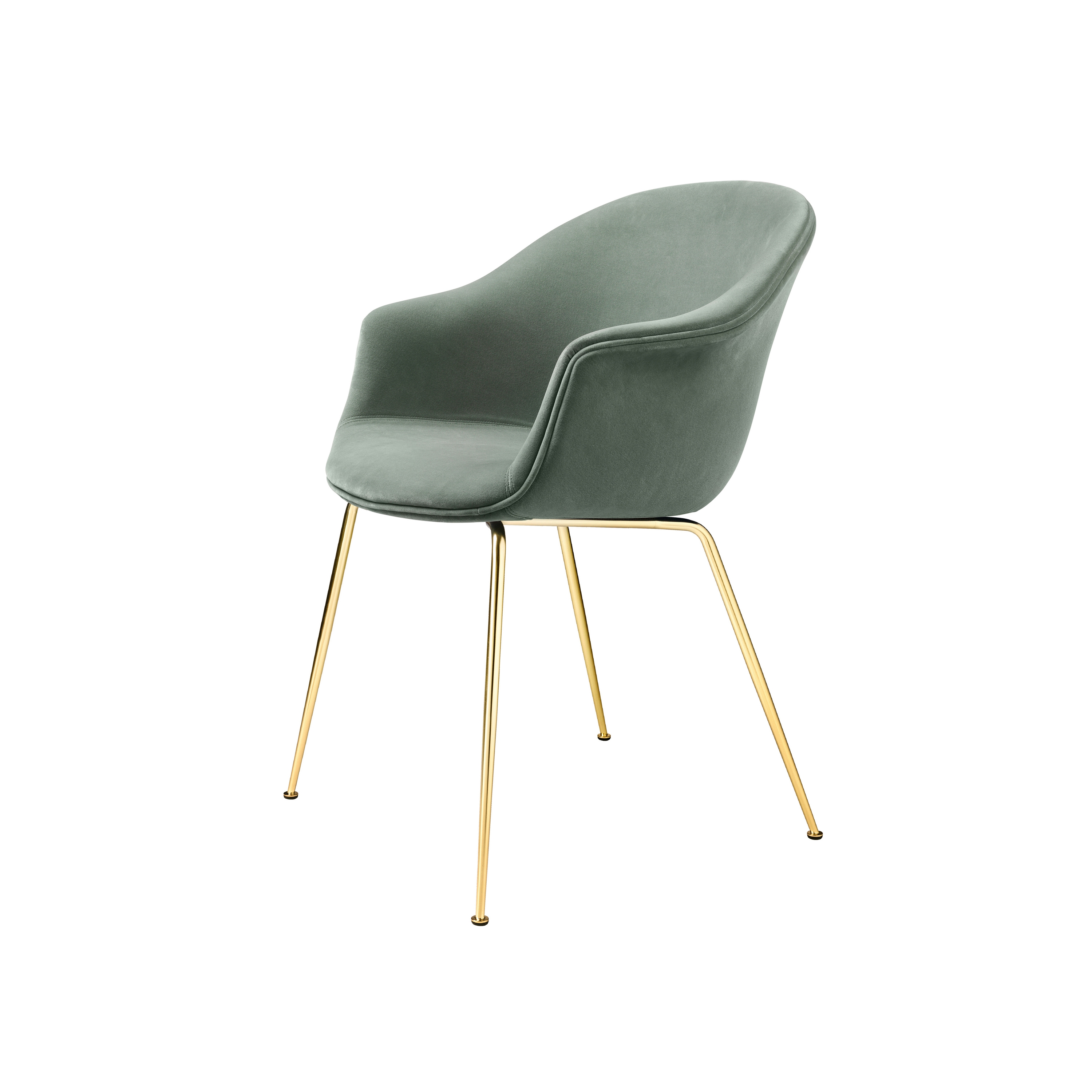 Bat Dining Chair - Fully Upholstered, Conic base