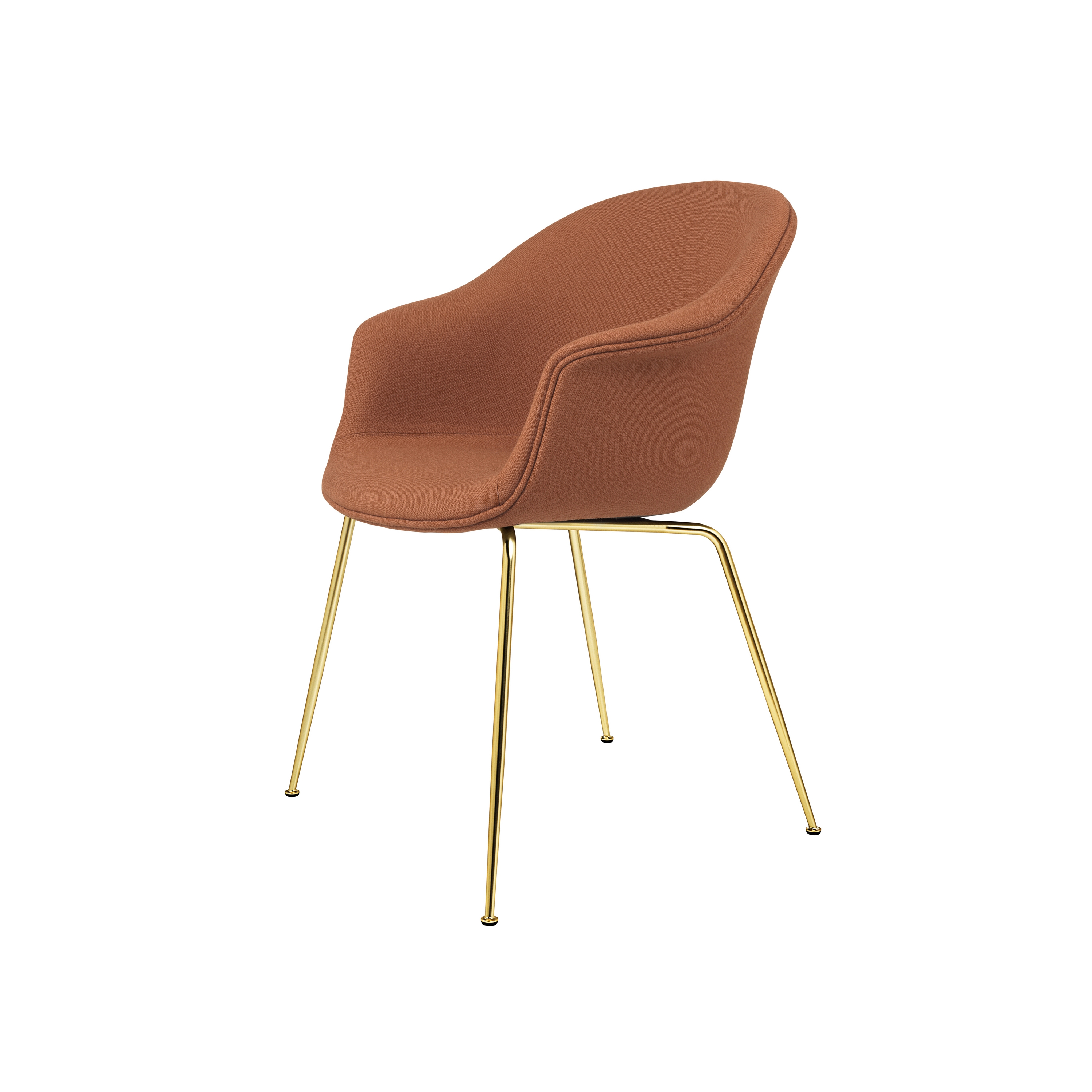 Bat Dining Chair - Fully Upholstered, Conic base