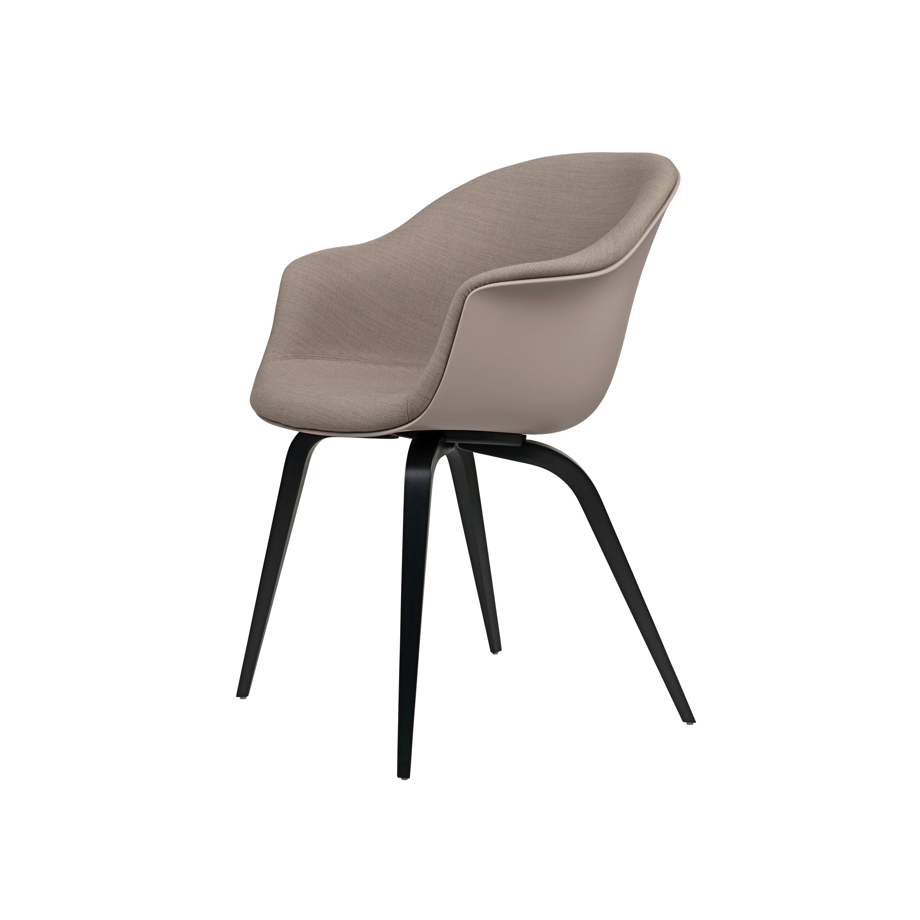 Mostrar el producto Bat Dining Chair - Front Upholstered, Wood base del fabricante GUBI