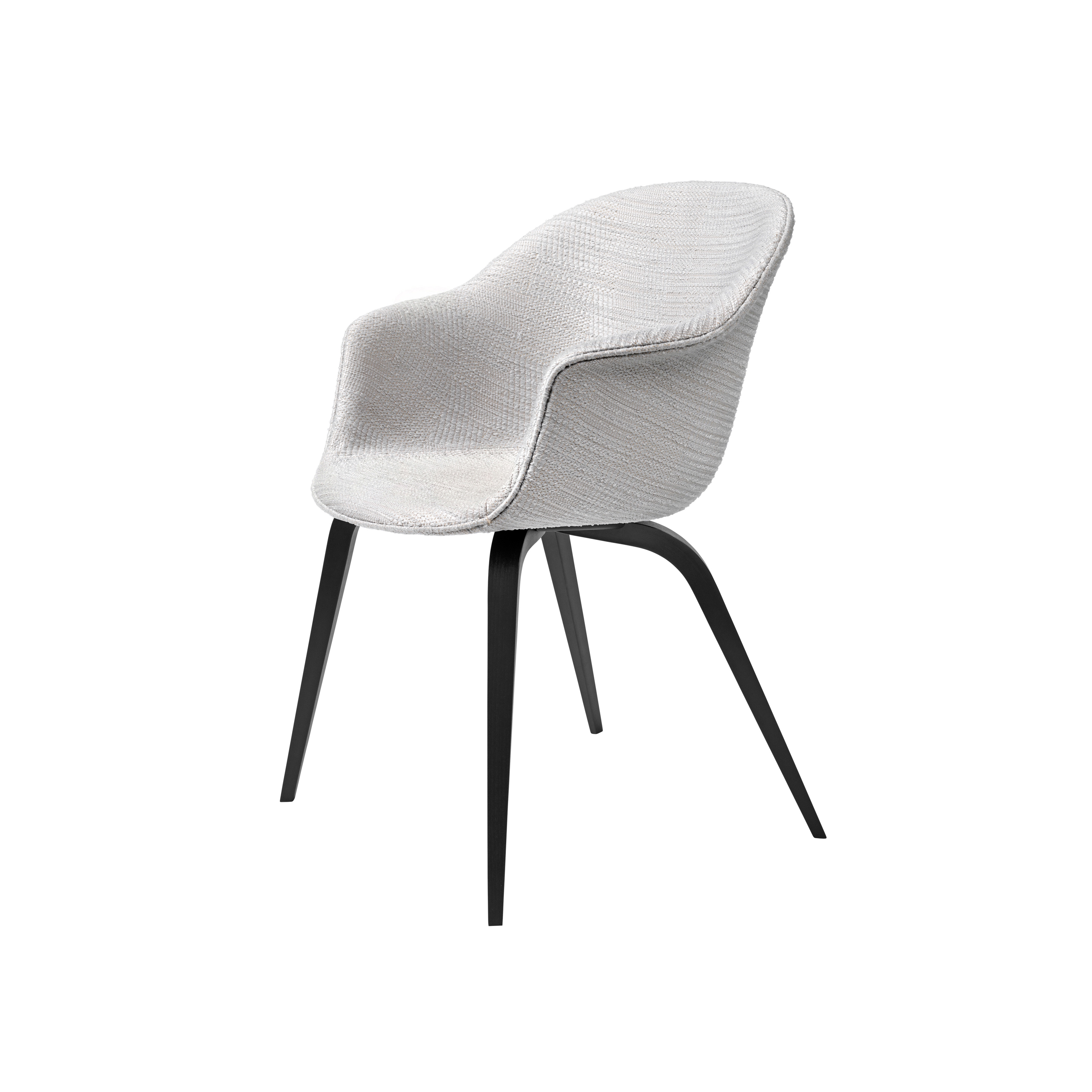 Mostrar el producto Bat Dining Chair - Fully Upholstered, Wood base del fabricante GUBI