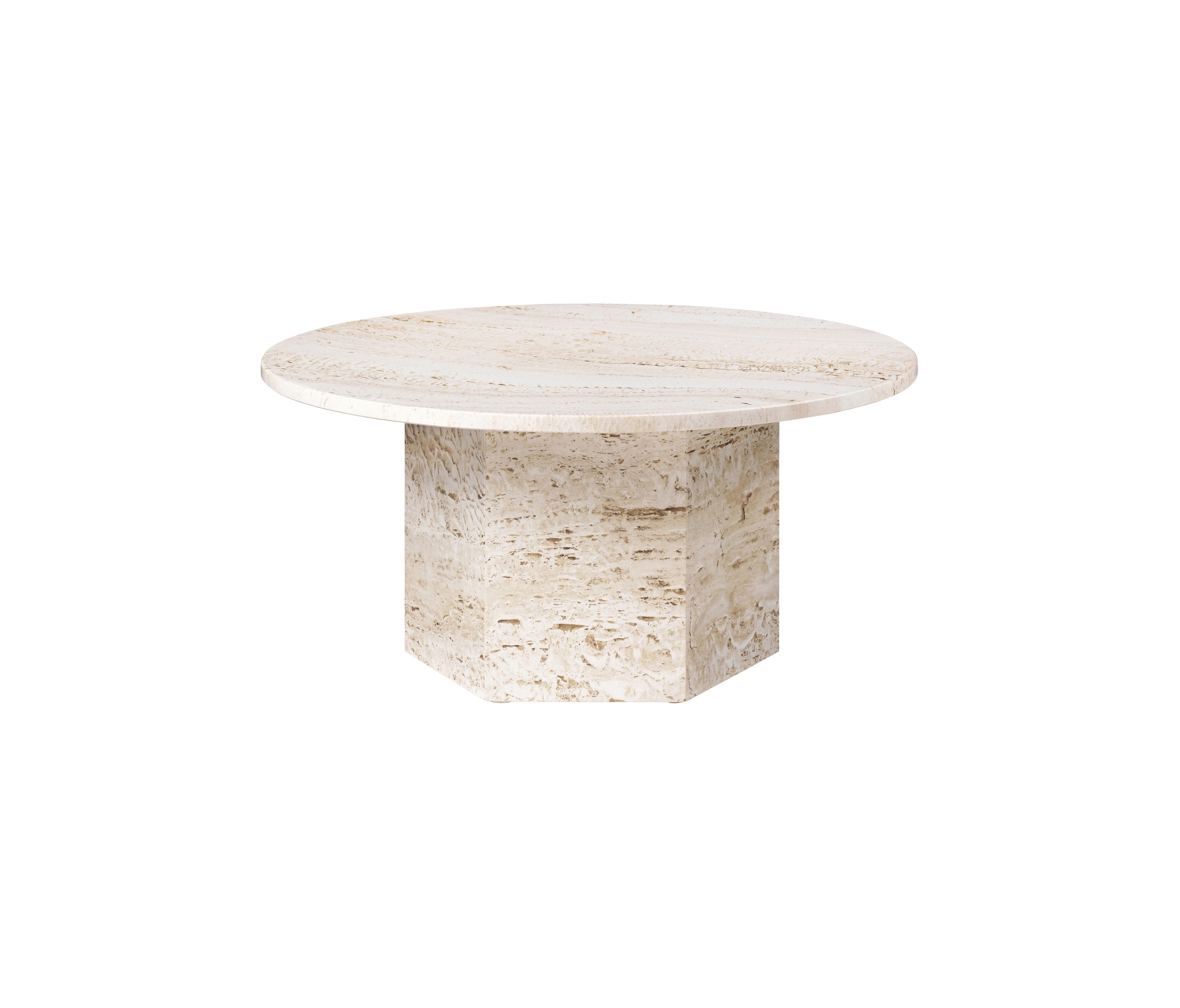 Mostra il prodotto Epic Coffee Table (medium) - Natural White del produttore GUBI