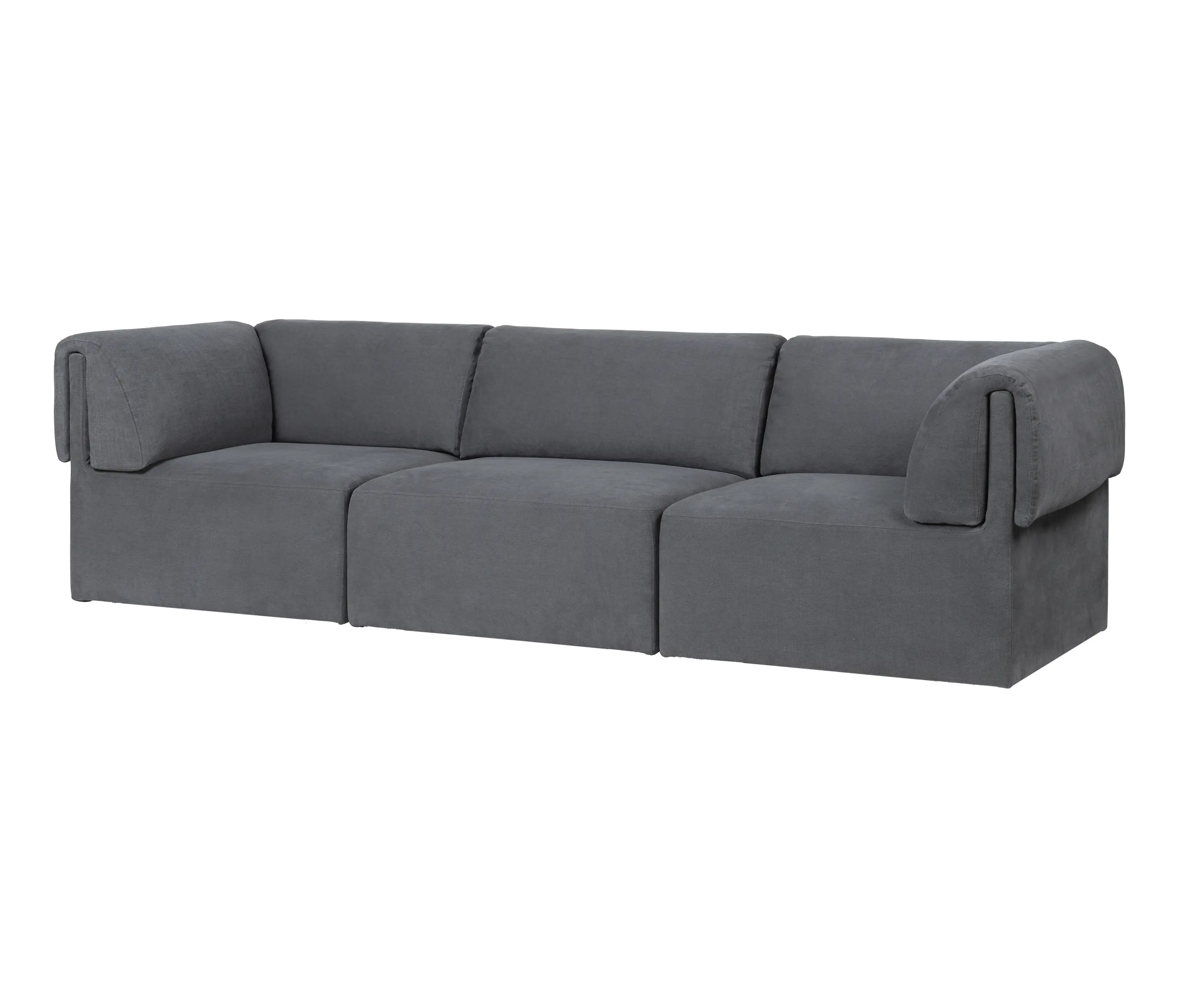 GUBI - Wonder Sofa - 3-seater with armrest