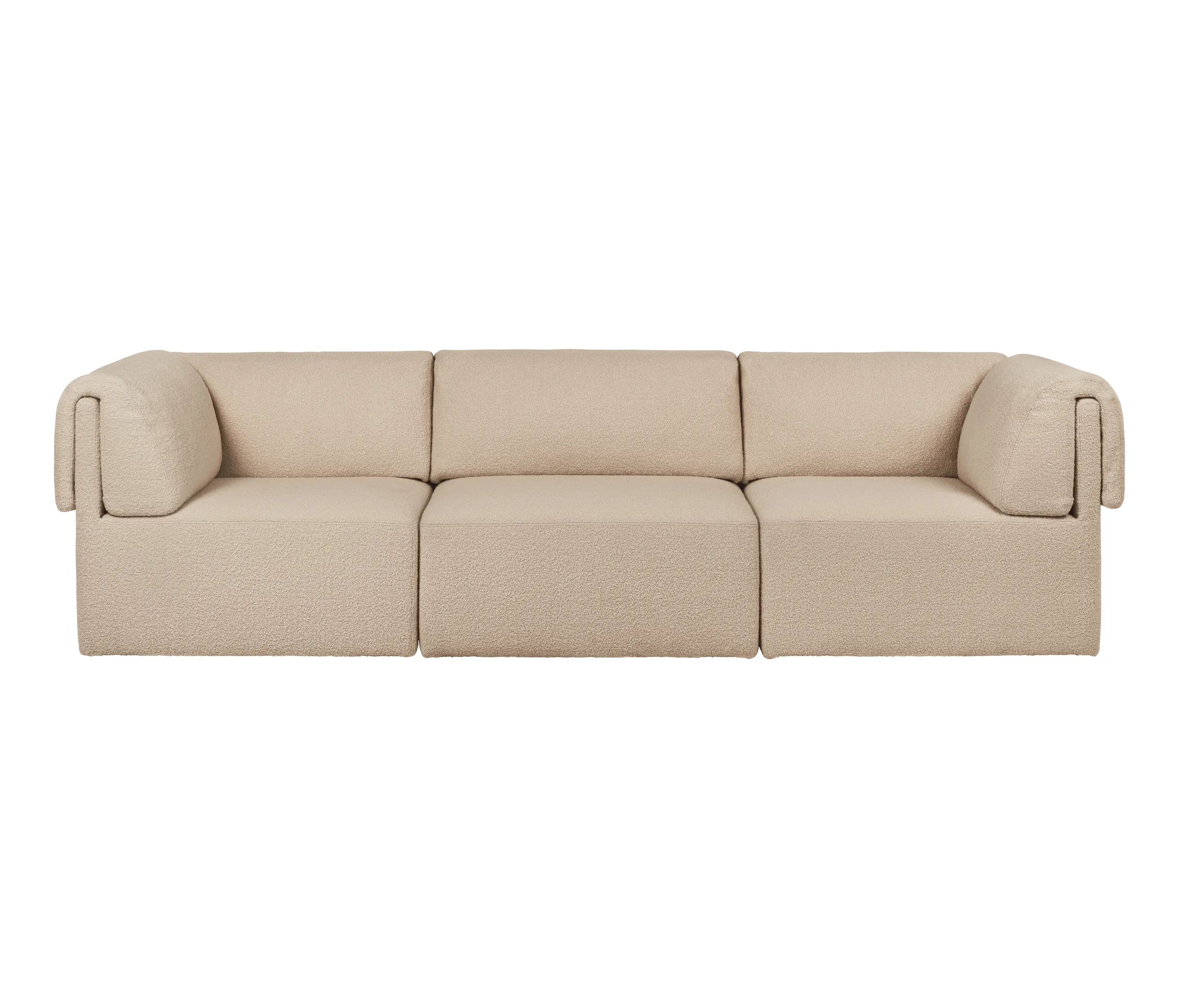 GUBI - Wonder Sofa - 3-seater with armrest