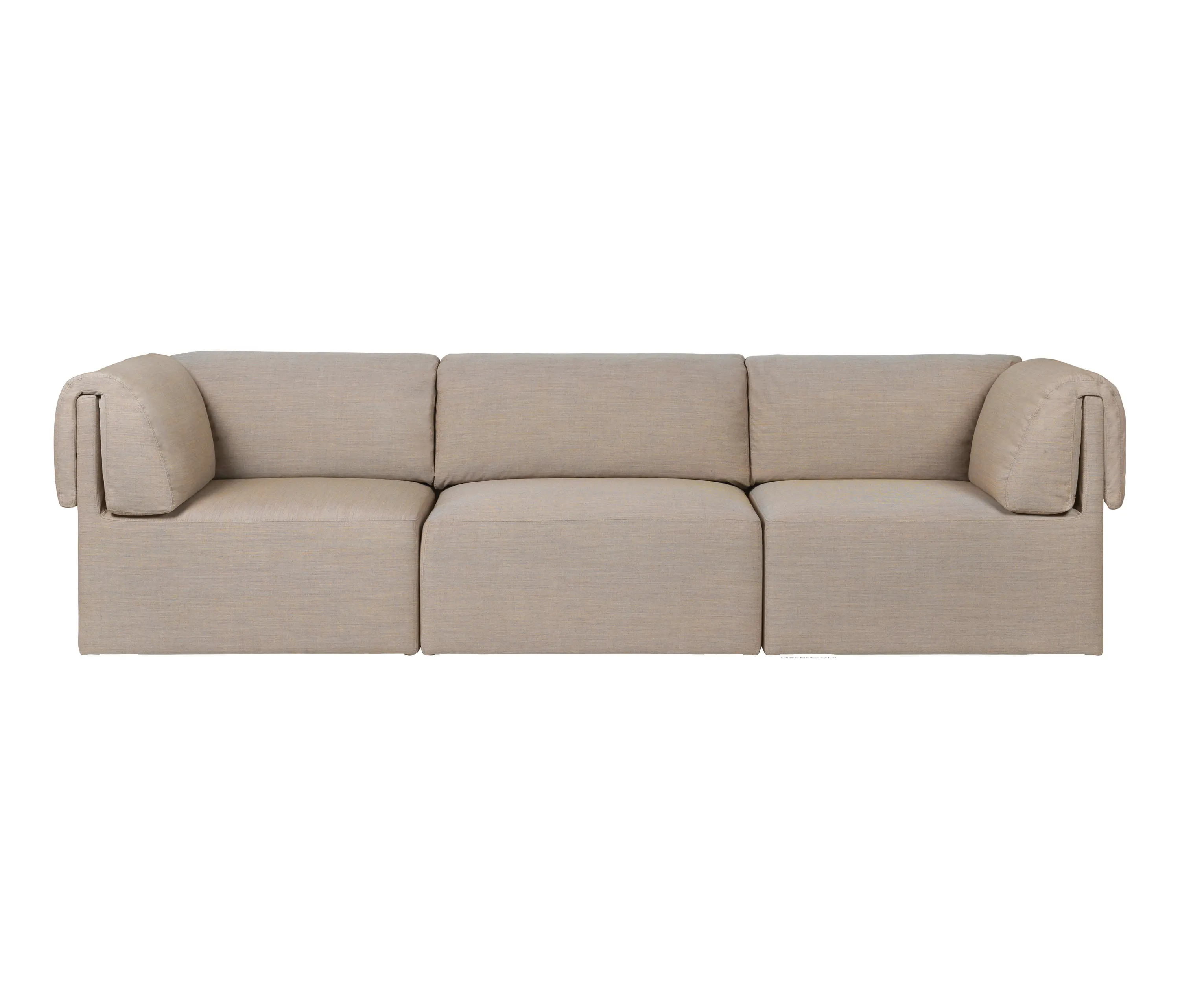 GUBI - Wonder Sofa - 3-seater with armrest