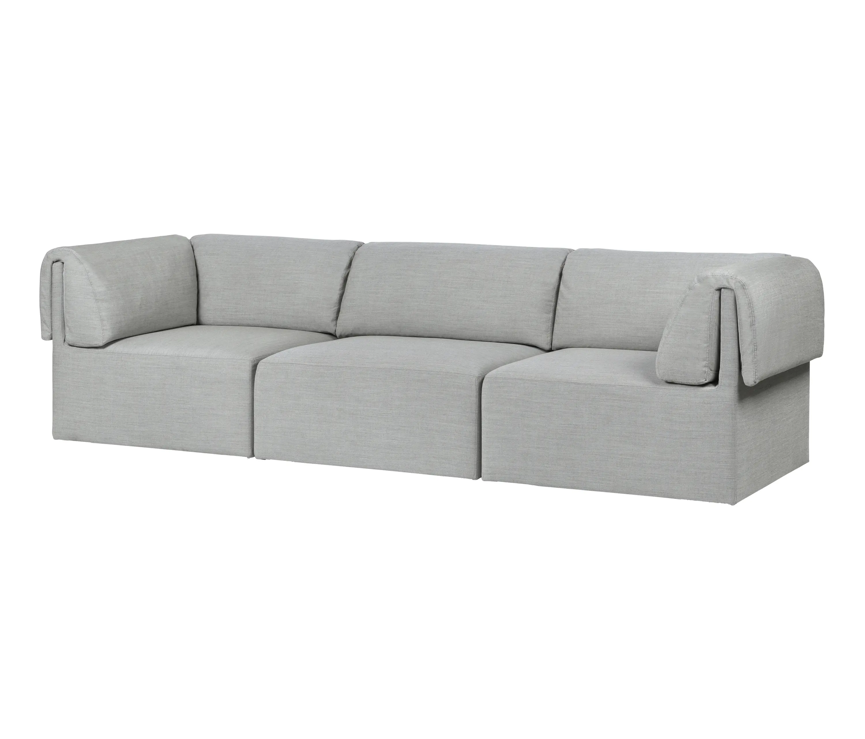 GUBI - Wonder Sofa - 3-seater with armrest