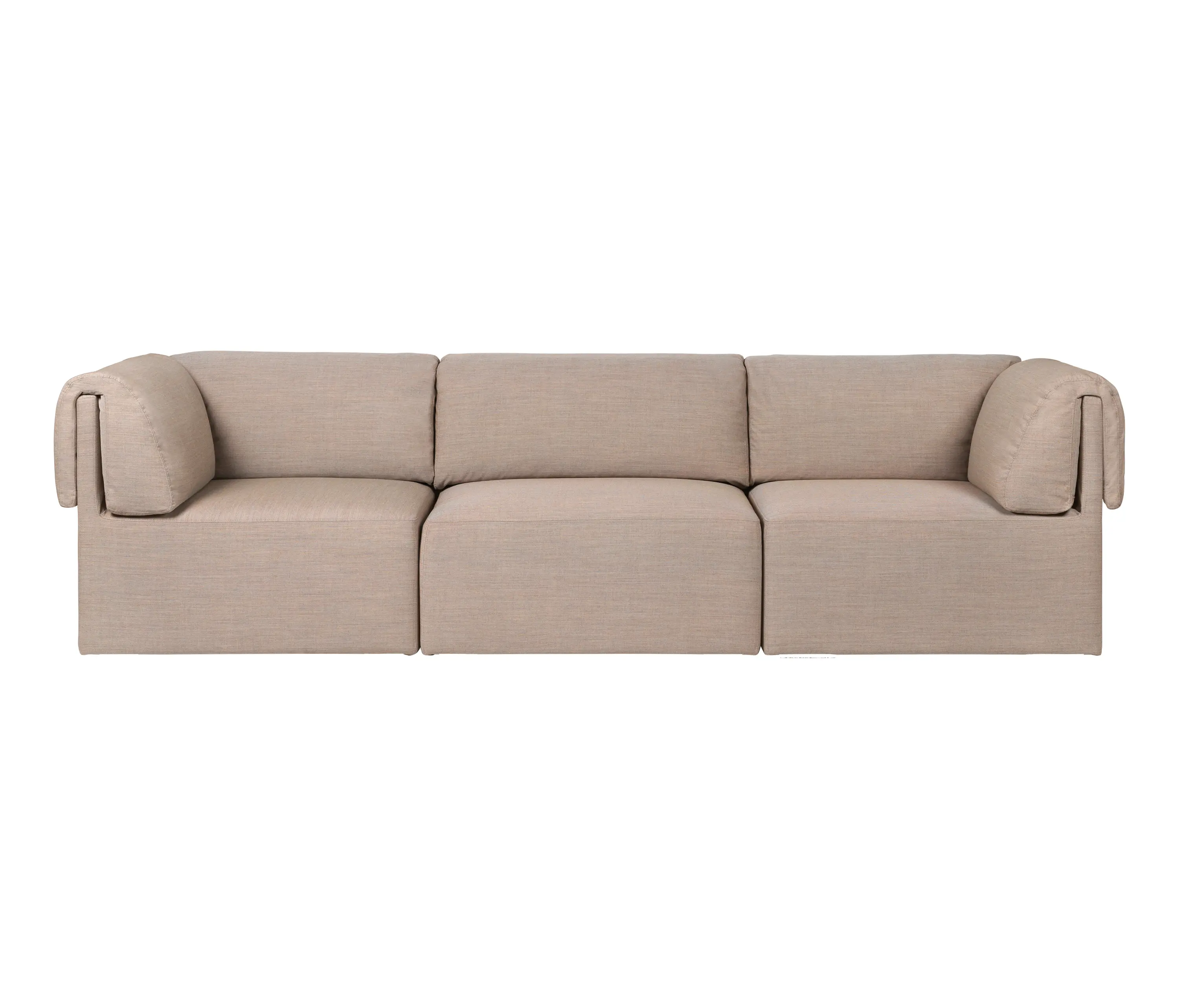 GUBI - Wonder Sofa - 3-seater with armrest