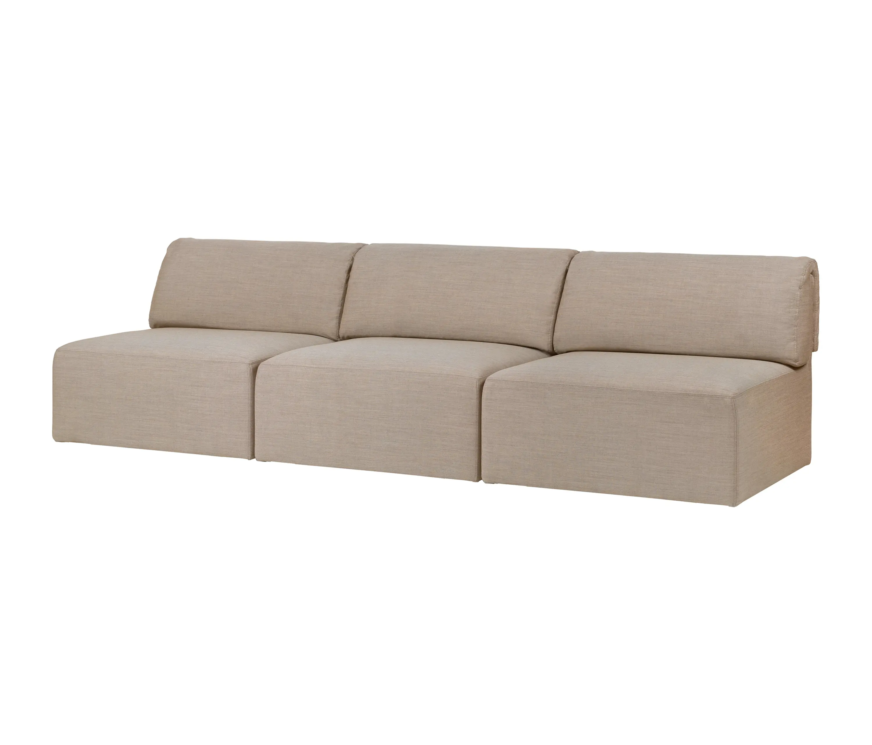 GUBI - Wonder Sofa - 3-seater without armrest