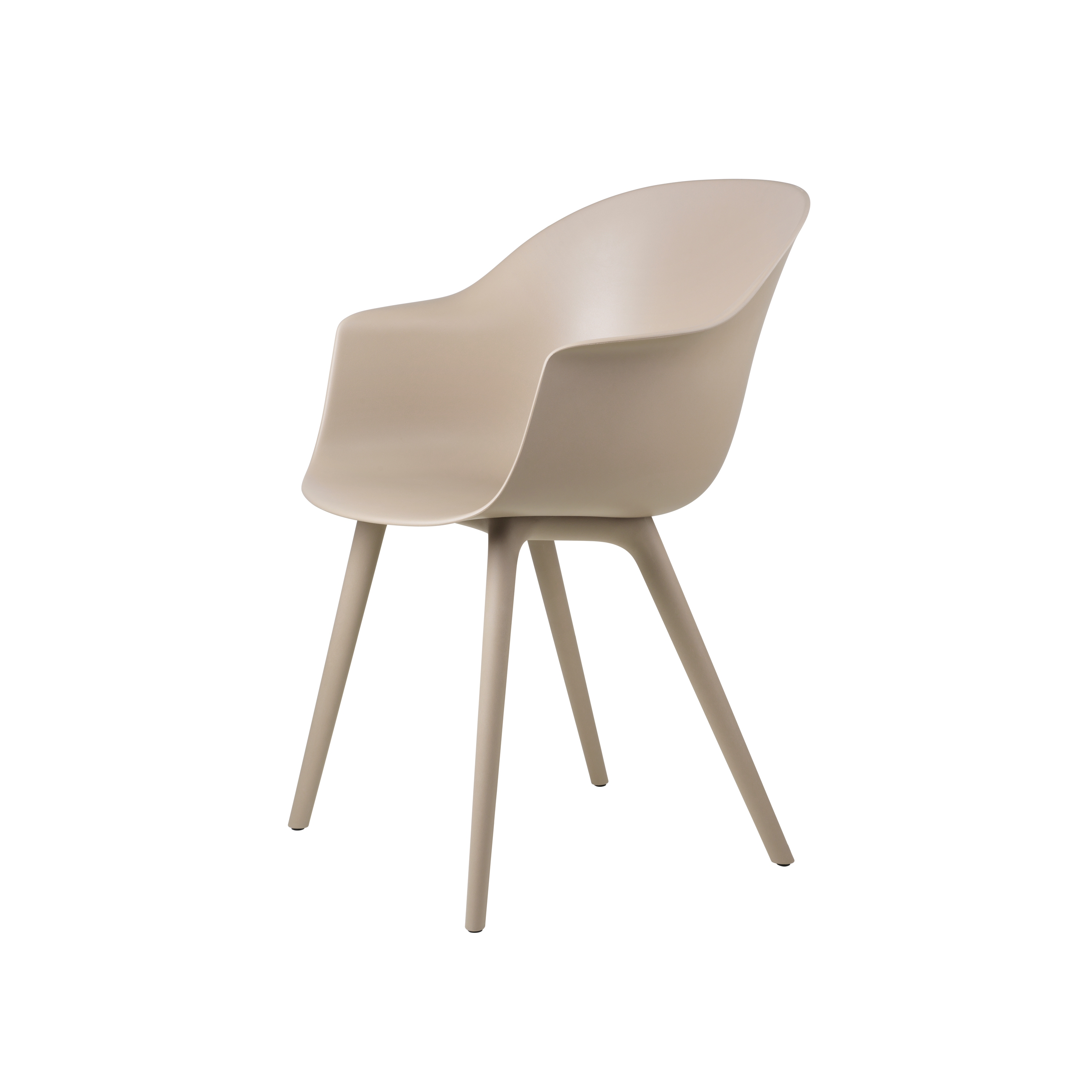 Bat Dining Chair, Plastic edition (New Beige)