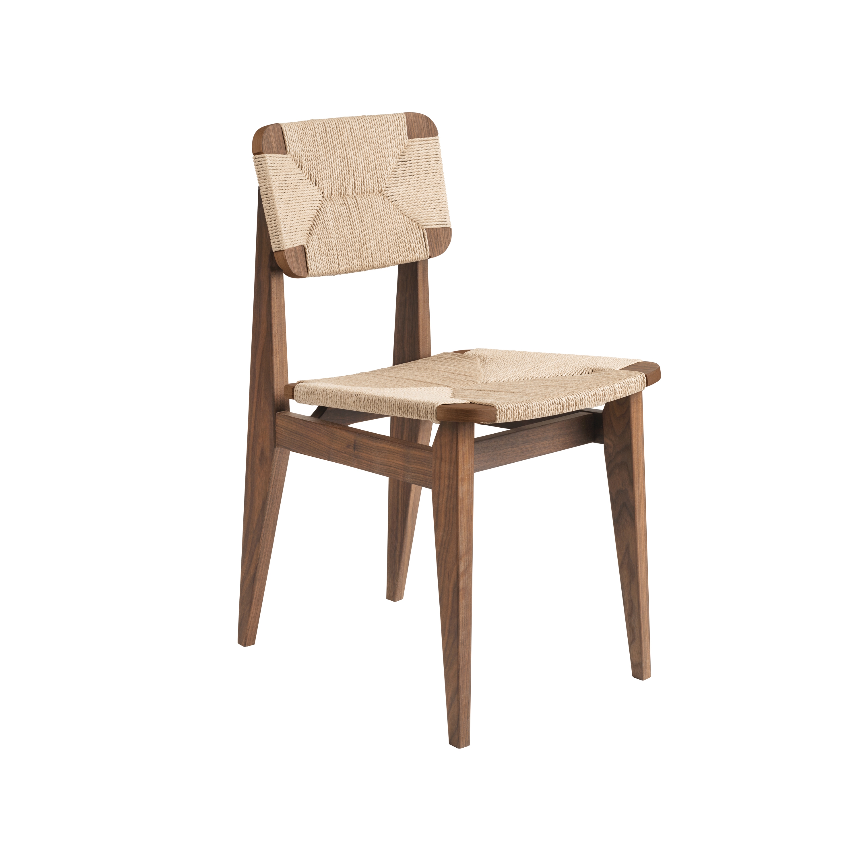 C-Chair Dining Chair - Paper Cord (American Walnut Oiled Base)