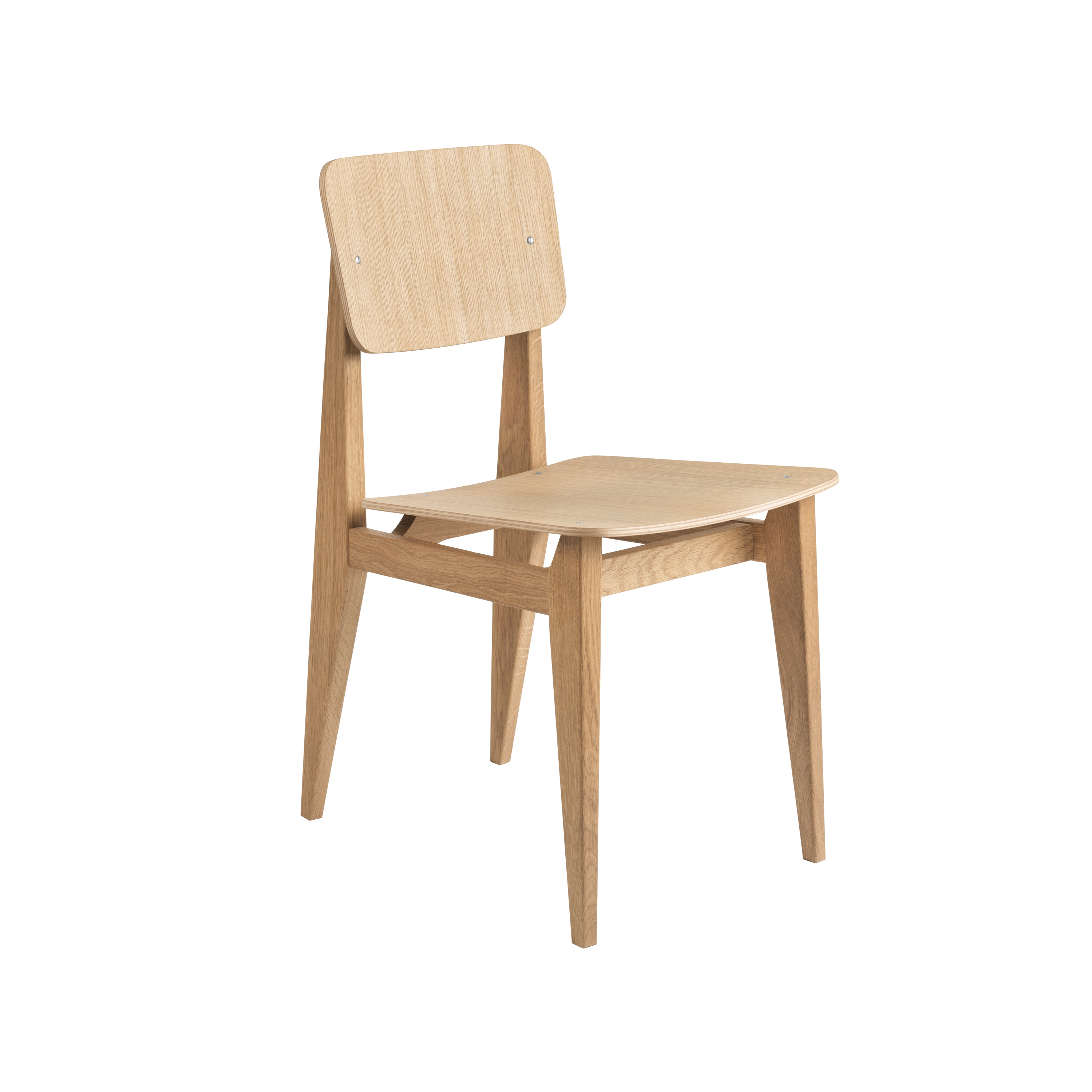 Vertoon produk C-Chair Dining Chair - Veneer (Oak Oiled) van vervaardiger GUBI