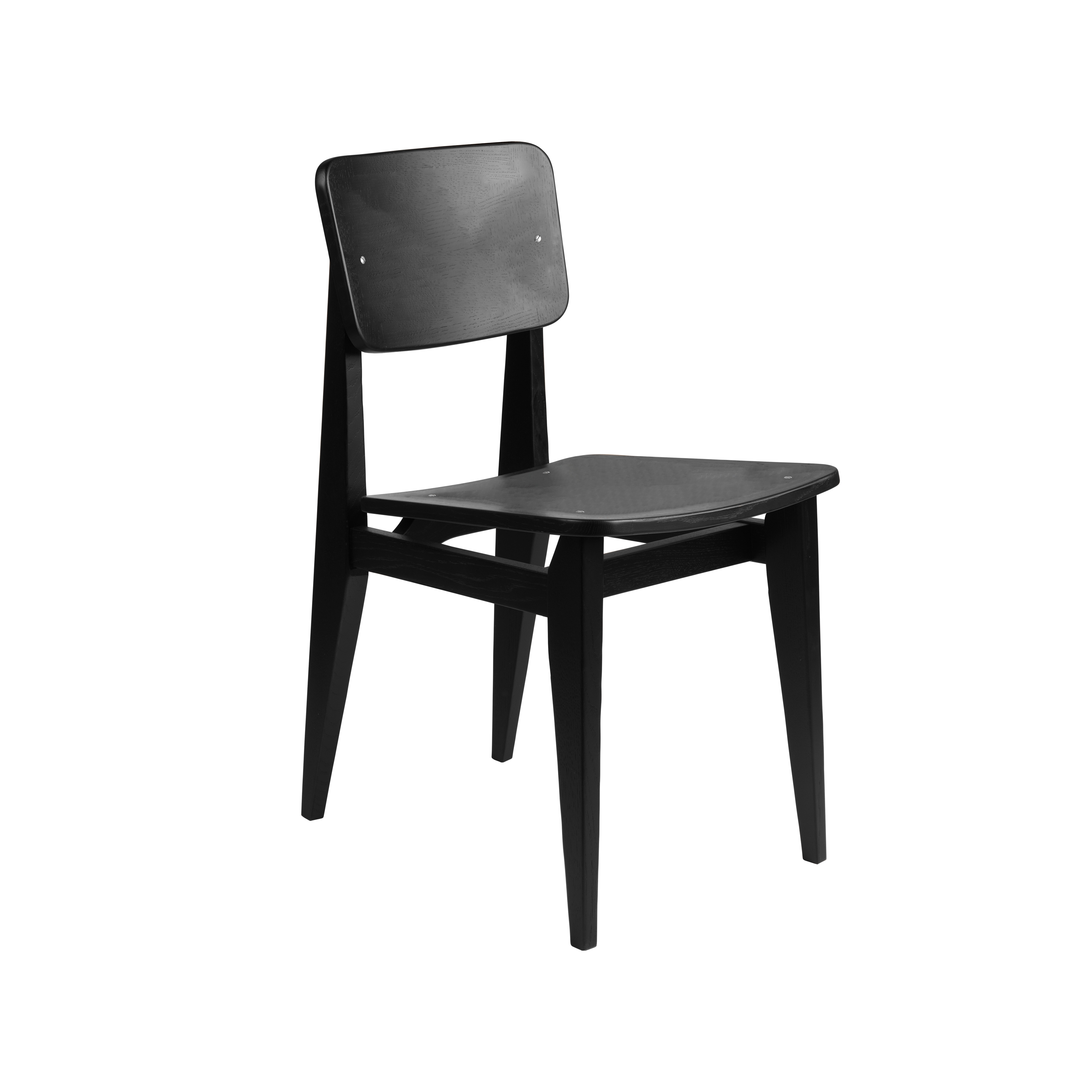C-Chair Dining Chair - Veneer (Black Stained Oak Matt Lacquered Base)