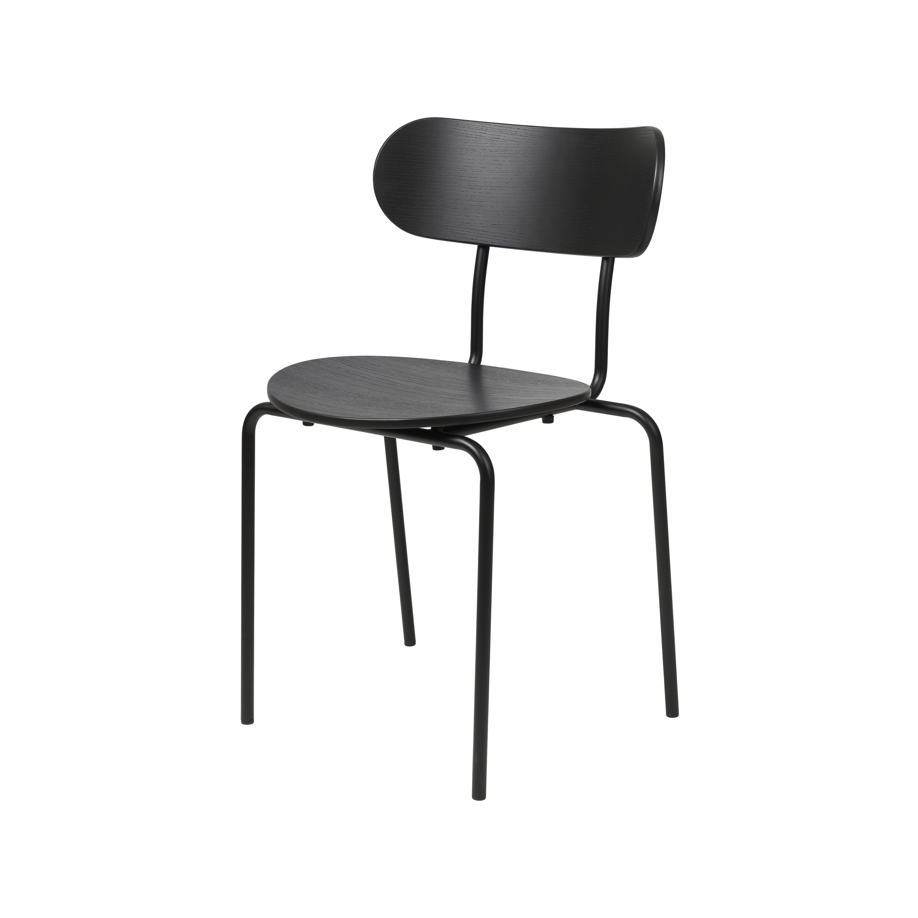 Coco Dining Chair, Stackable (Black Ash)