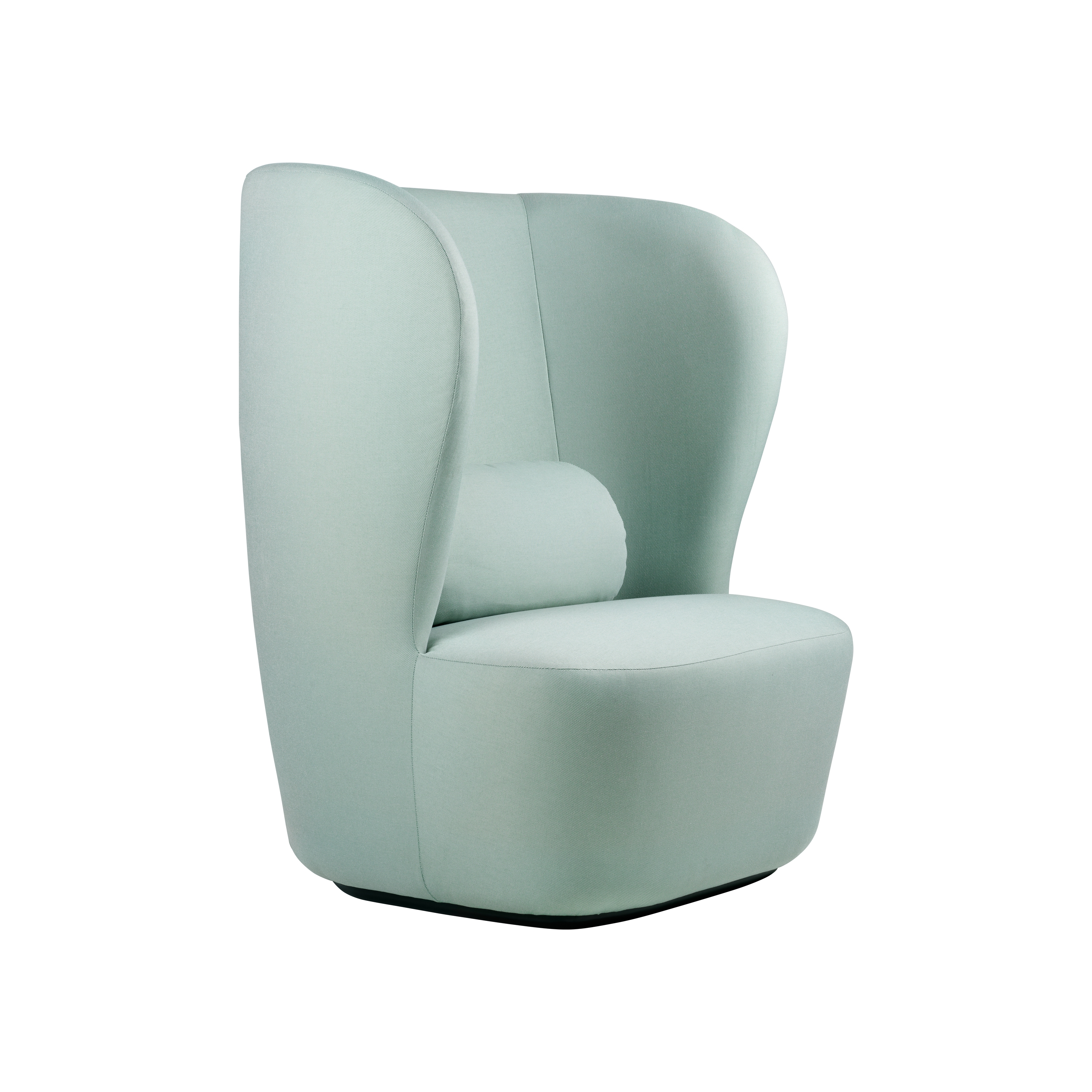 Display product Stay Lounge Chair - Fully Upholstered, Black base, High back from manufacturer GUBI