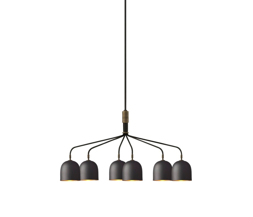 Display product Howard Chandelier - Six Arms from manufacturer GUBI