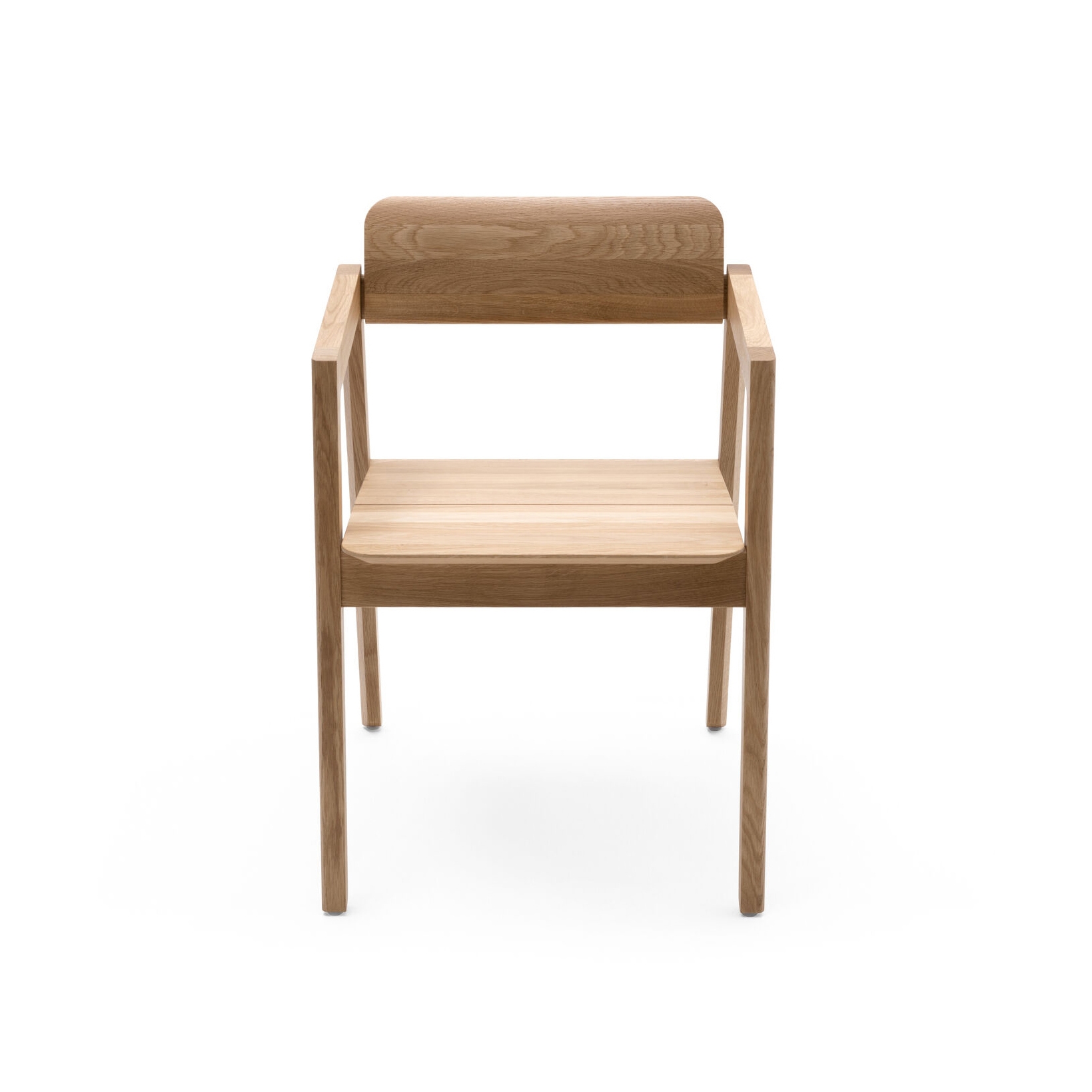Afficher le produit Knekk chair in oak w/armrest du fabricant Fora Form