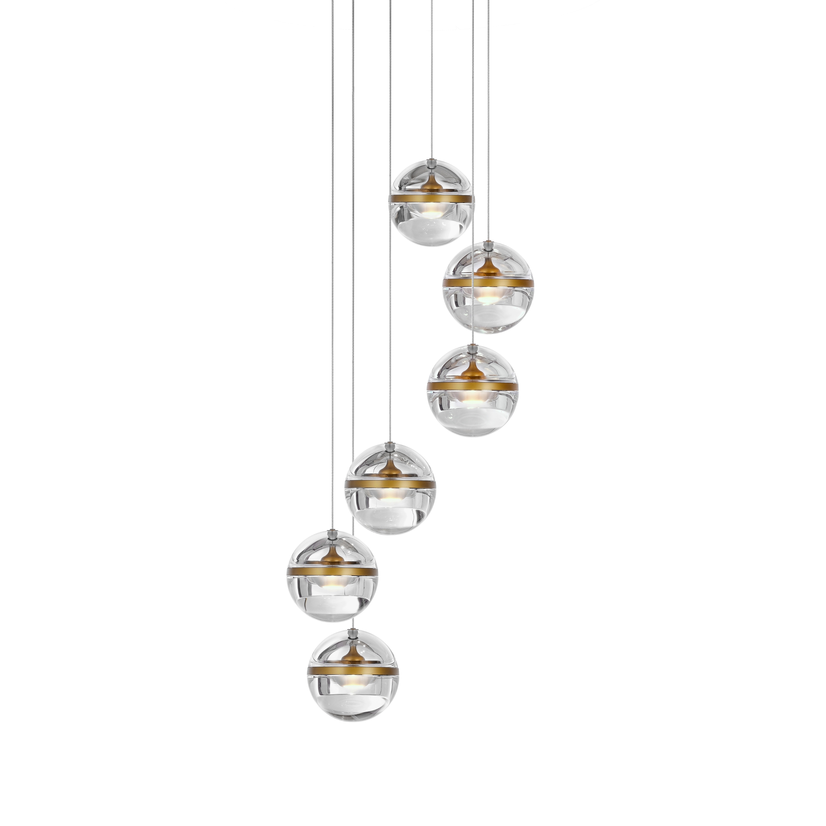 Limbus Chandelier | Brass