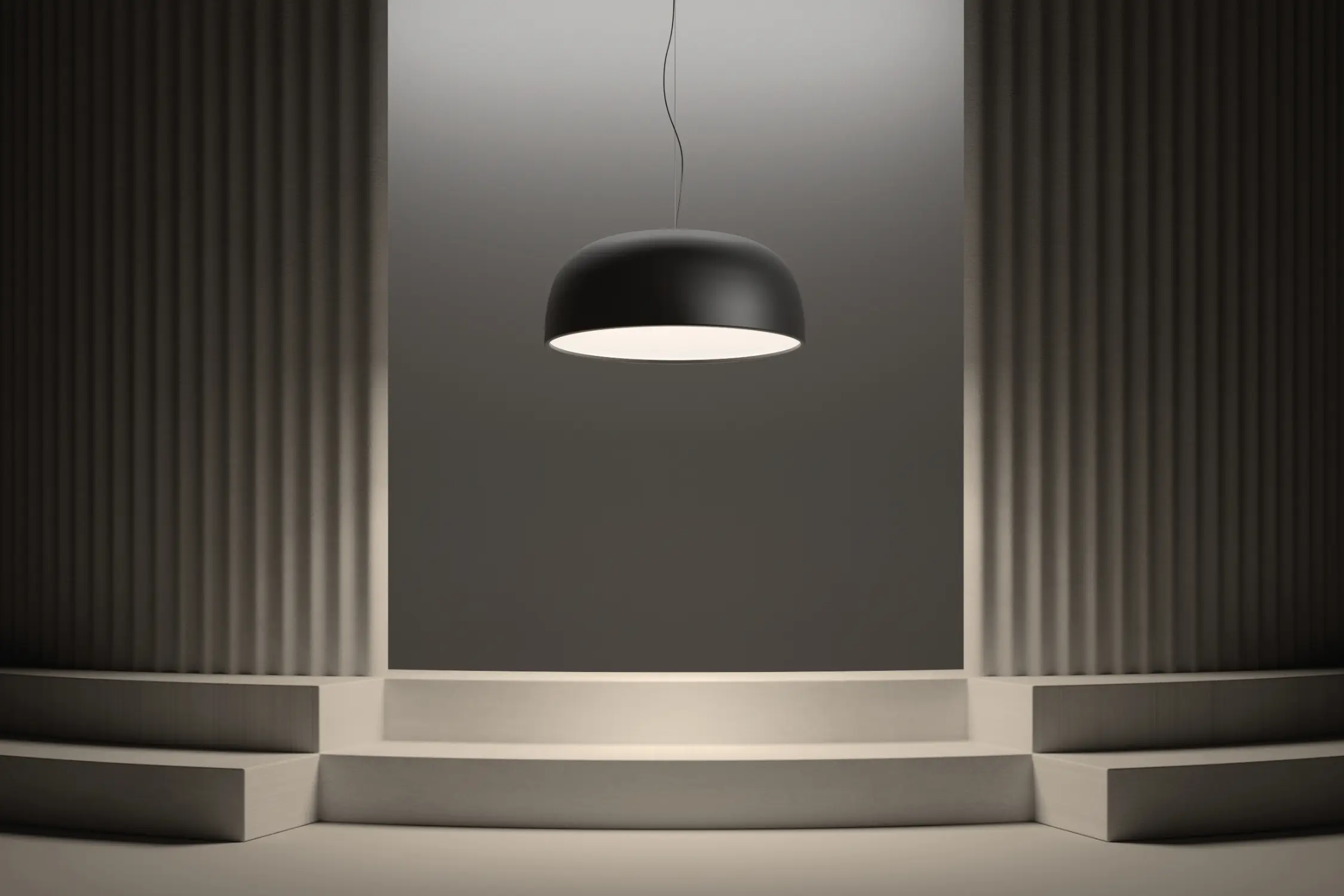 LUMINA - Tia 600 | Matt Brushed Aluminium