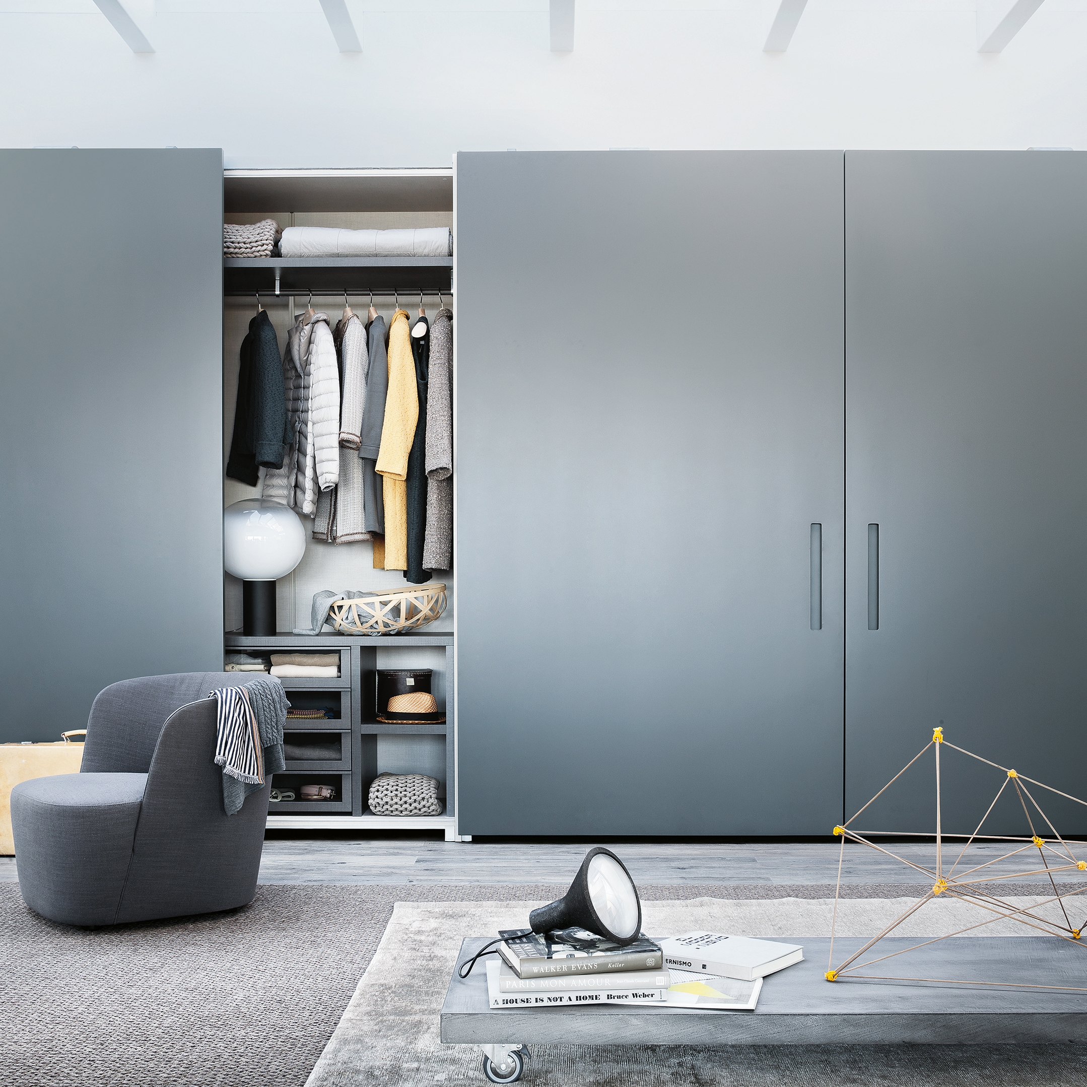 Mostrar el producto Armadio Ellevi | Coplanar doors del fabricante LEMA