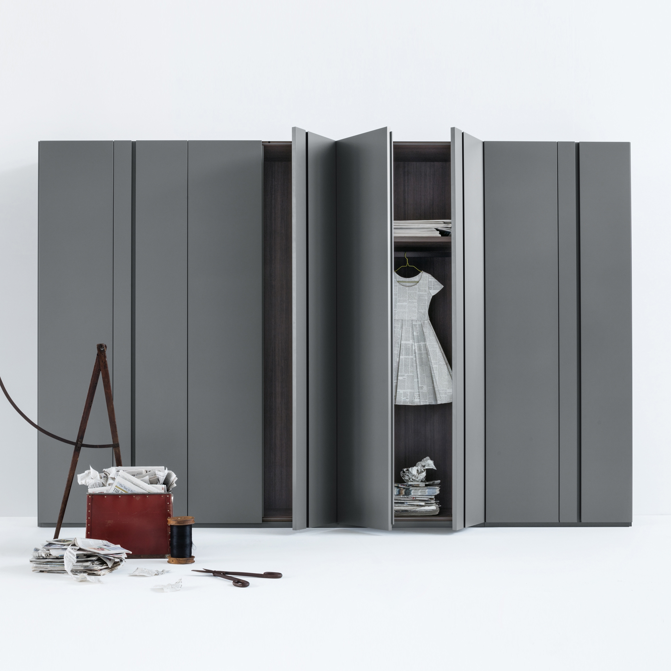 Vertoon produk Armadio Naica | Hinged door van vervaardiger LEMA