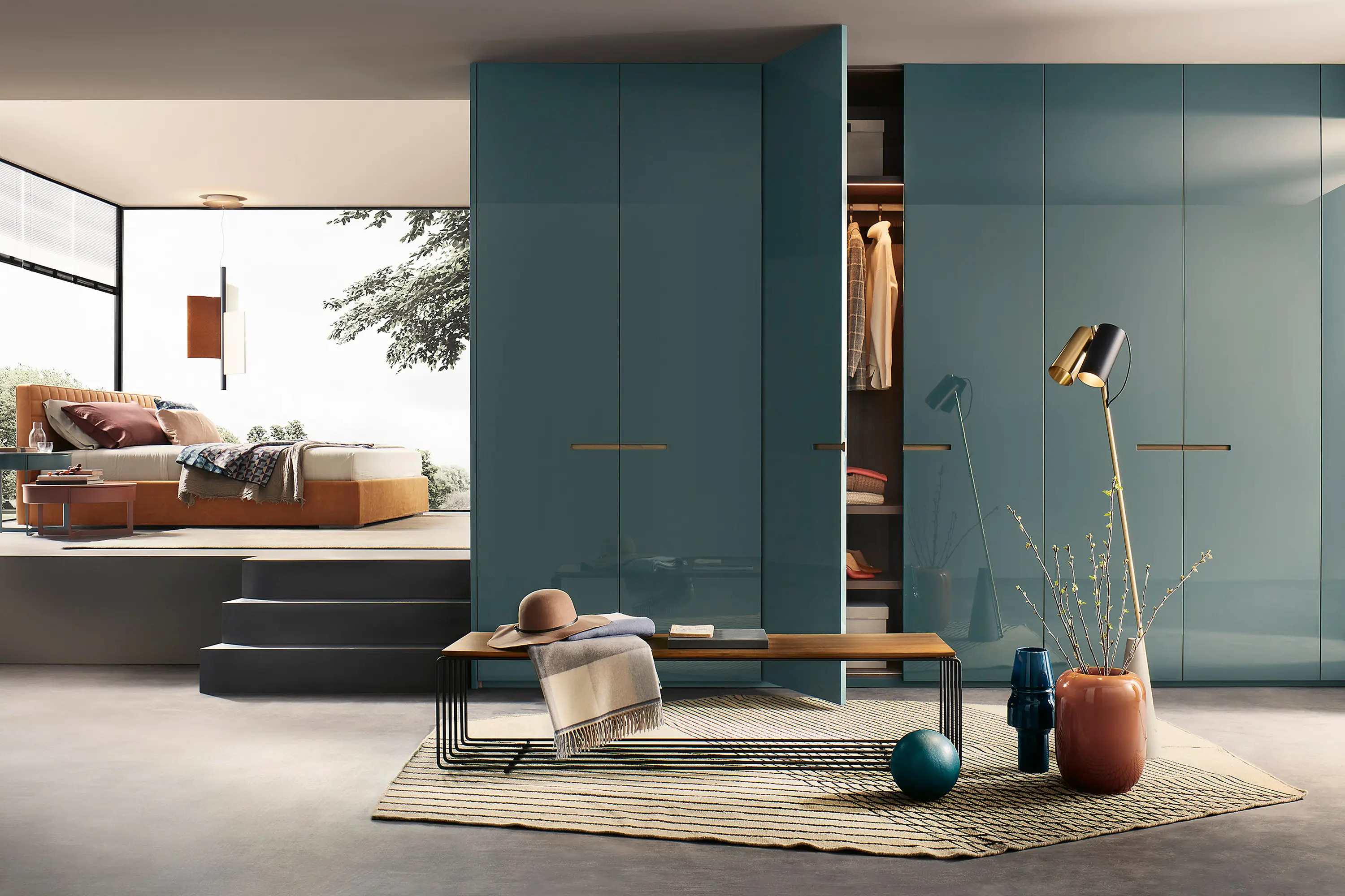 LEMA - Elegant Wardrobe | Hinged doors