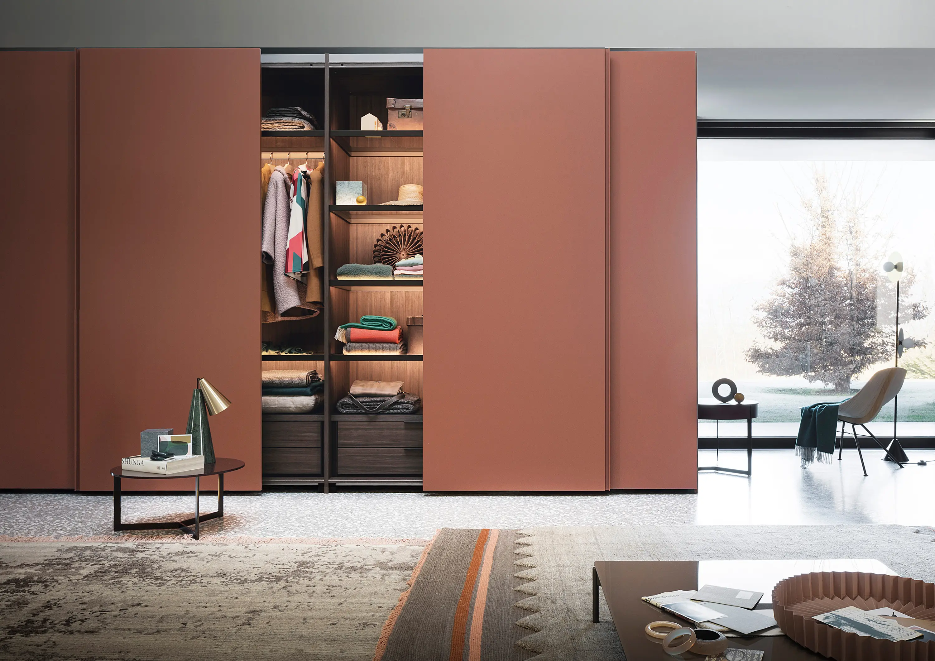 LEMA - Text Wardrobe | Hinged doors