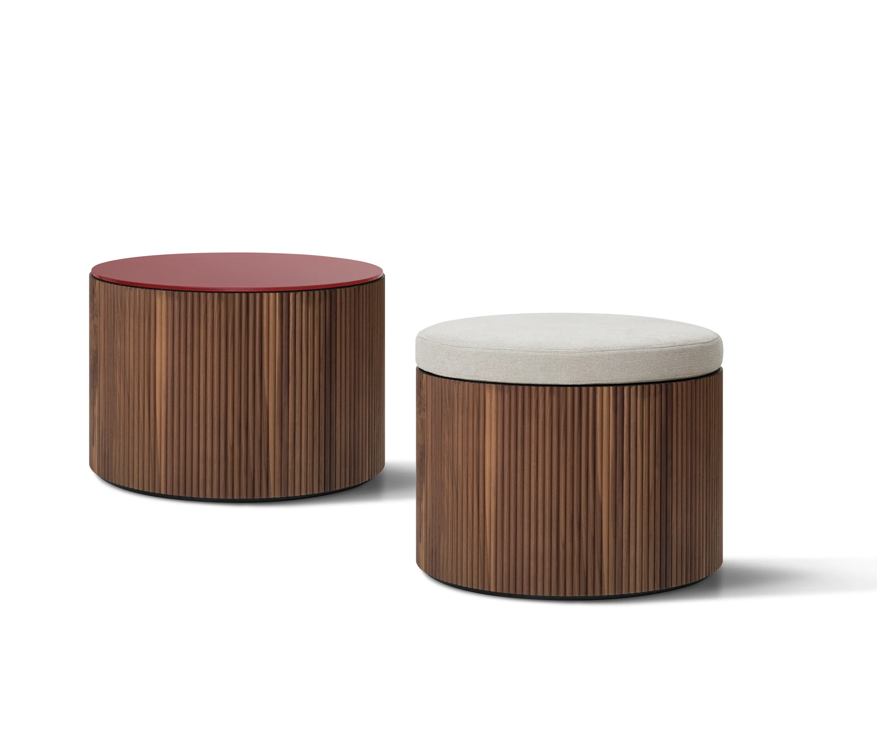 LEMA - Drum Coffee table with sitting cushion