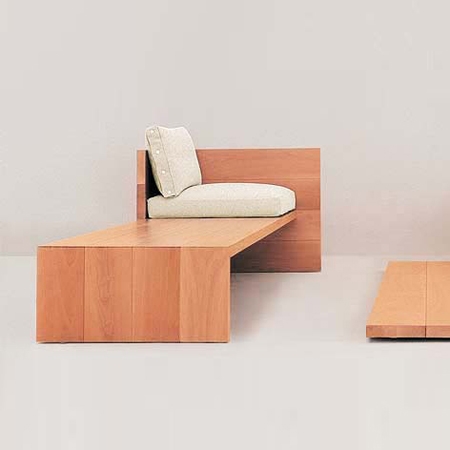 Display product Le Foglie bench from manufacturer Dema