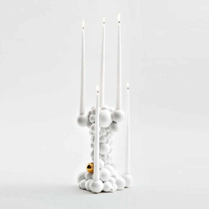 Vertoon produk Bubbles candle holder van vervaardiger bosa