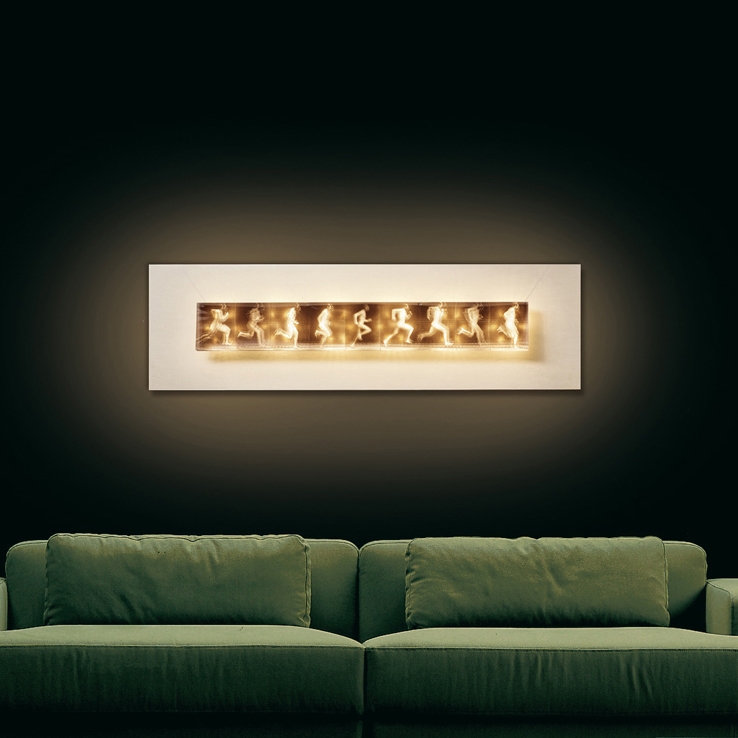 Display product L'Homme qui court wall lamp from manufacturer Dix Heures Dix