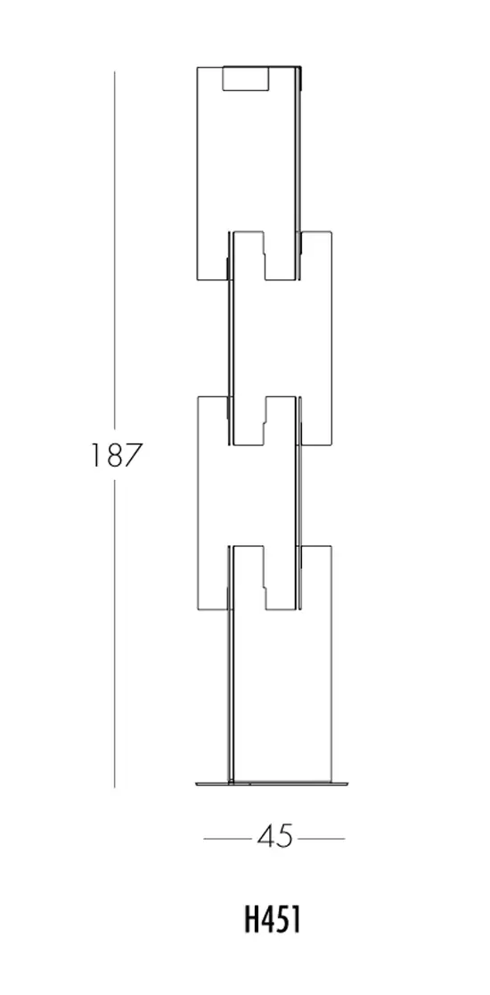 Dix Heures Dix - Infini H451 floor lamp