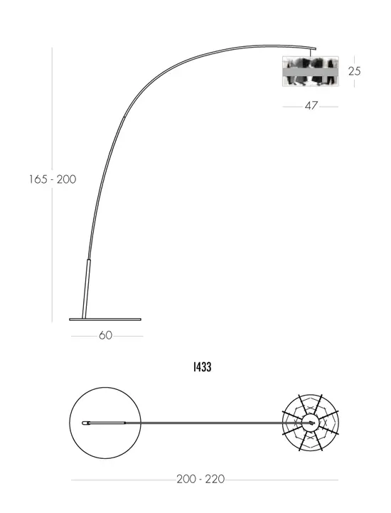 Dix Heures Dix - Ola de Holo I433 floor lamp