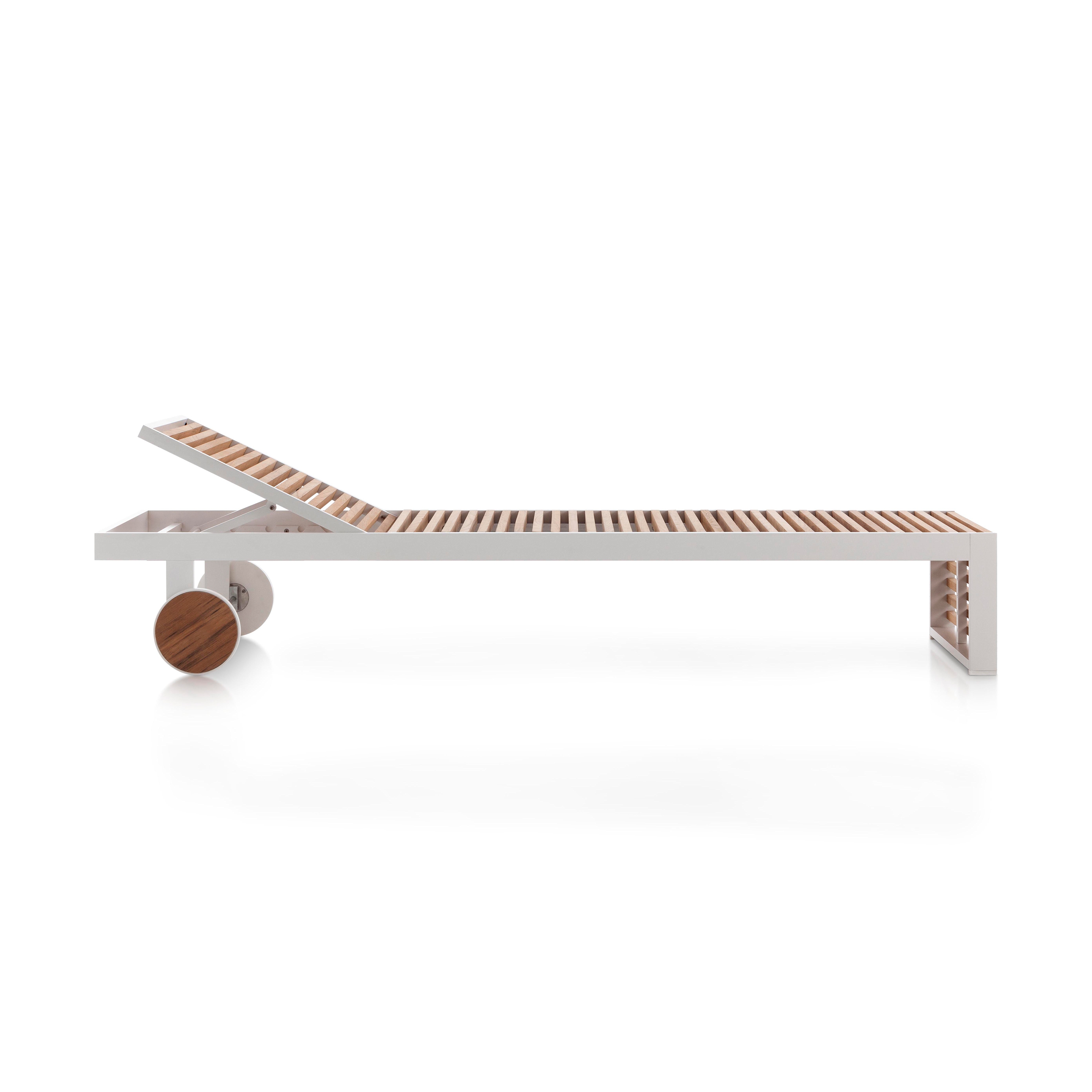Vertoon produk DNA Teak Chaiselongue van vervaardiger GANDIABLASCO