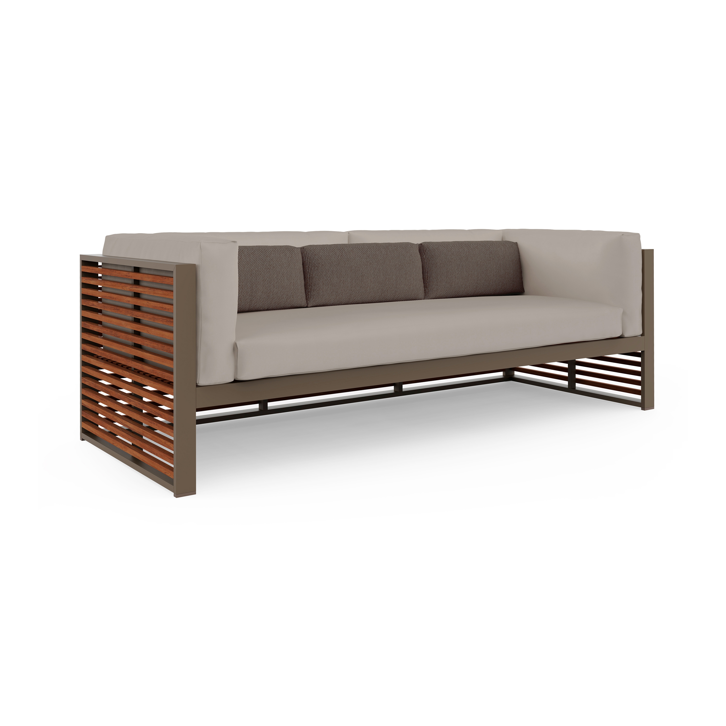 Display product DNA Teak 3-Seat Sofa from manufacturer GANDIABLASCO