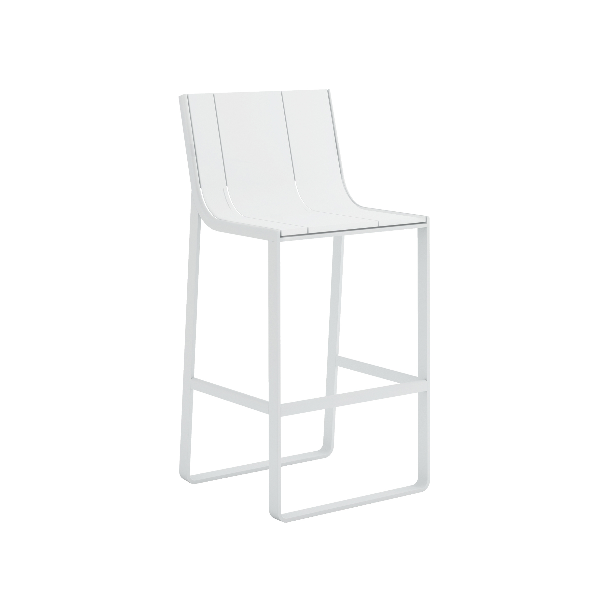 Flat Hocker mit Hoher Rückenlehne