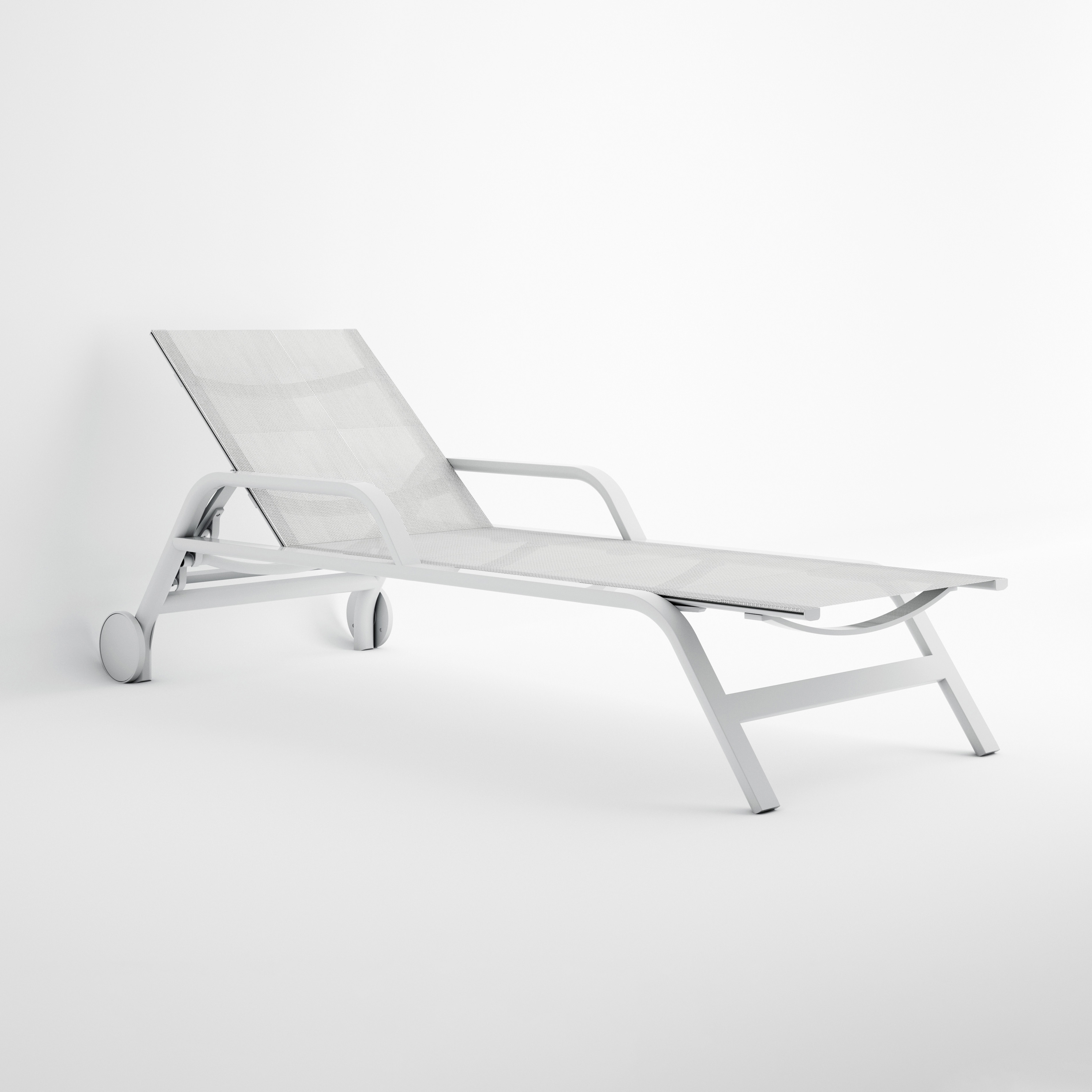 Mostrar el producto Stack Tumbona con Brazos y Ruedas del fabricante GANDIABLASCO