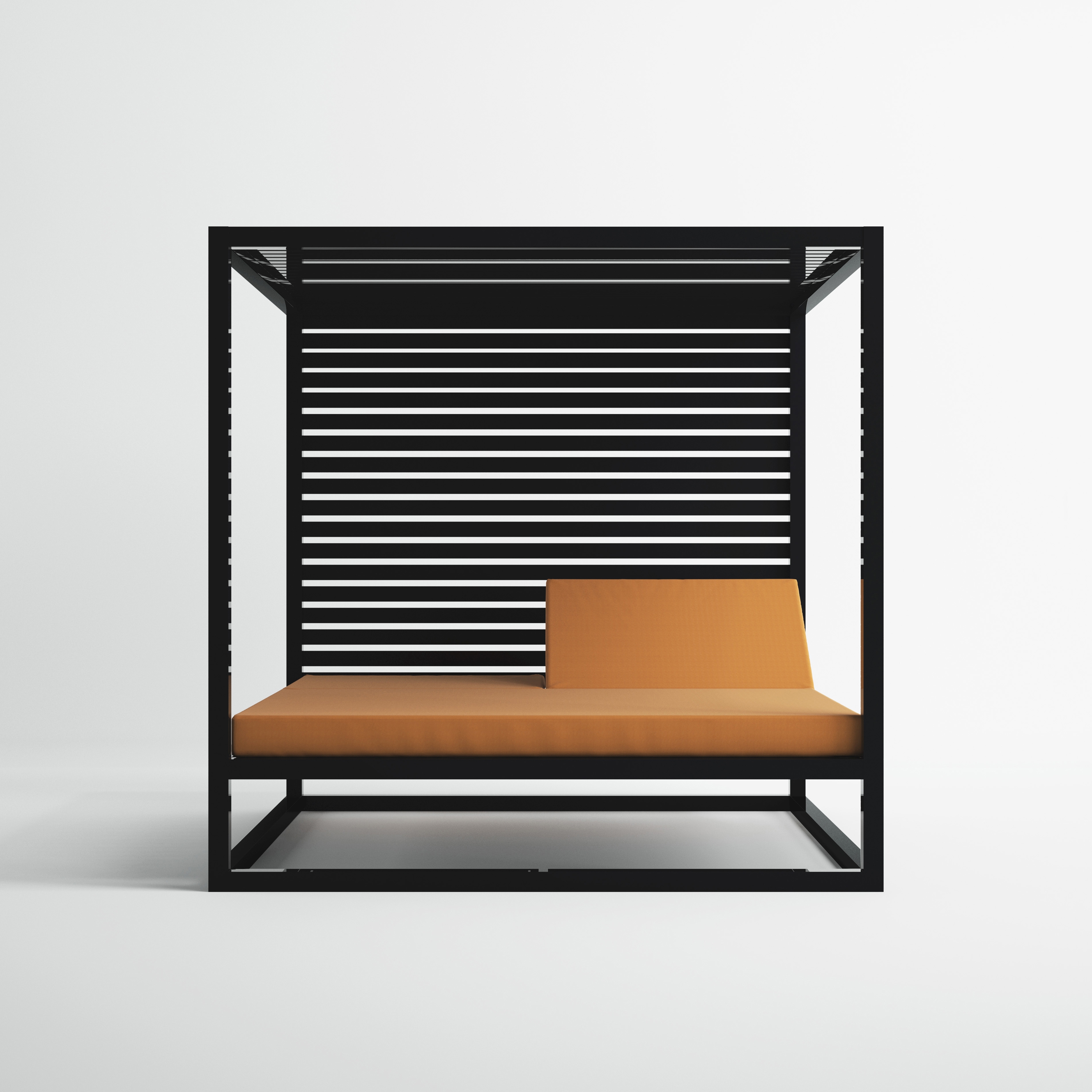 Daybed Raised Reclining with Fixed Slat