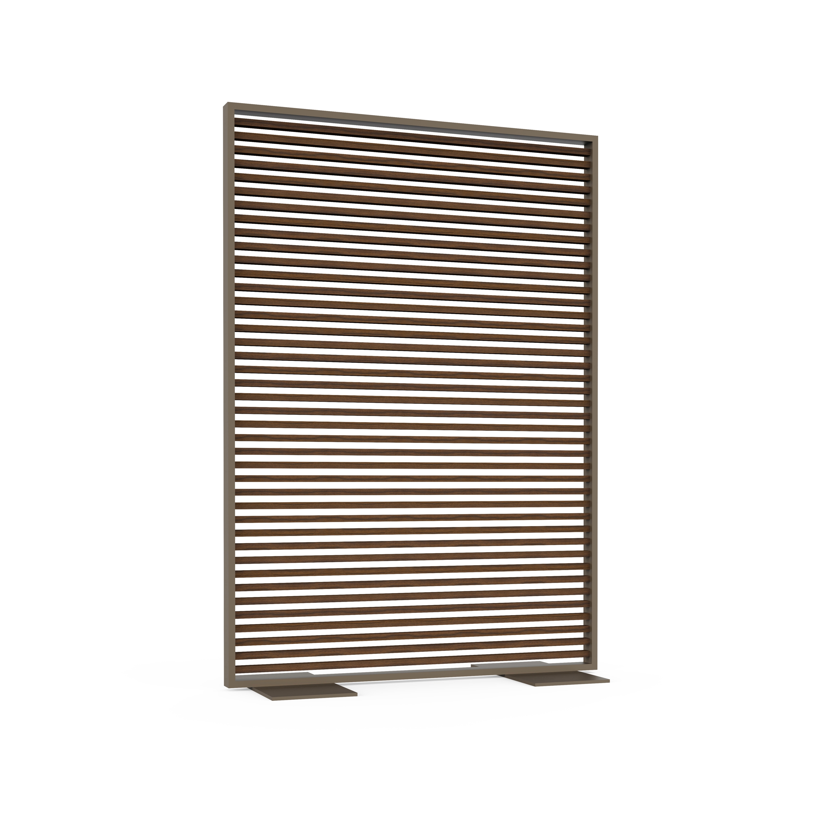 Display product Partition Wall DNA Faux Wood Aluminium from manufacturer GANDIABLASCO