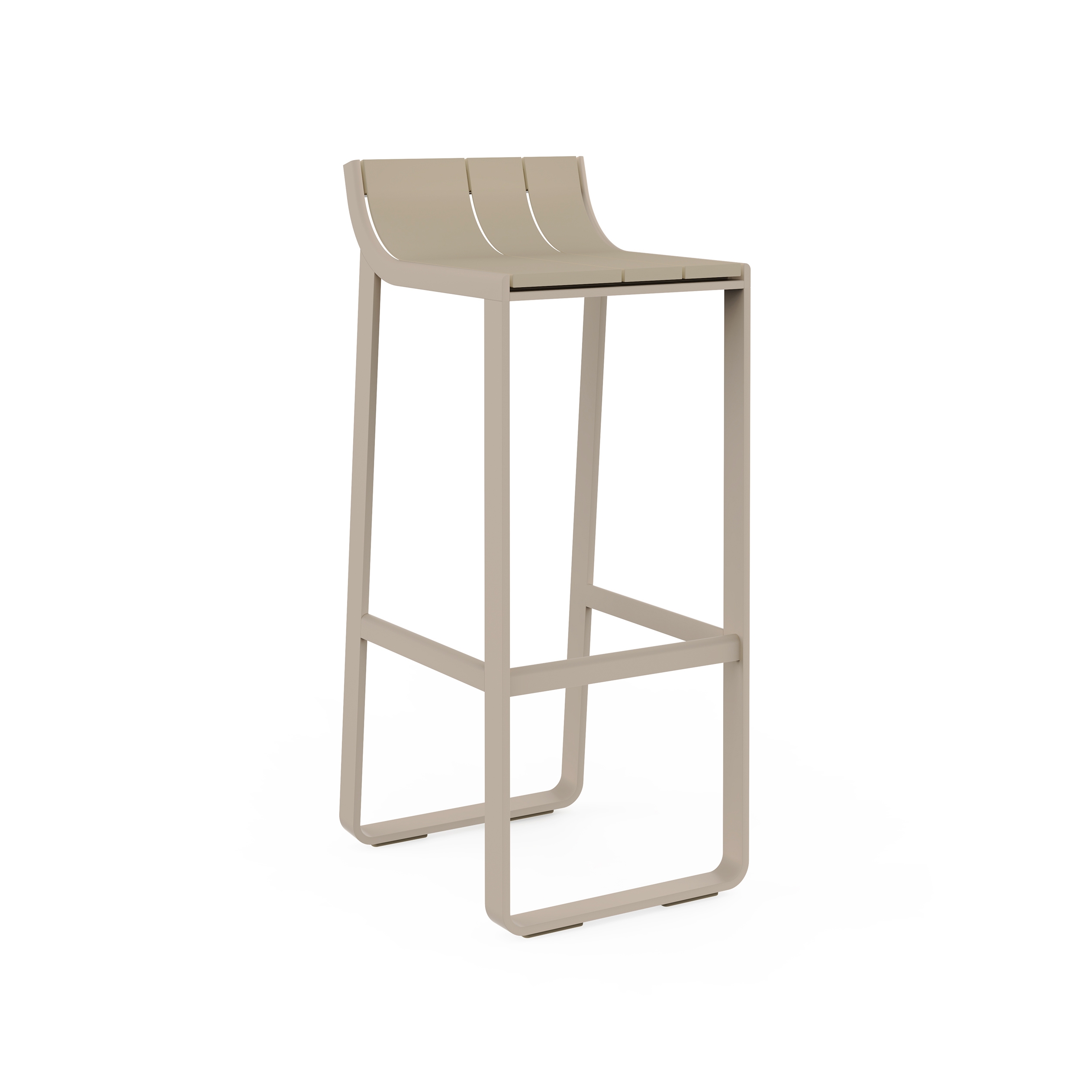 Display product Flat High Stool with Backrest from manufacturer GANDIABLASCO