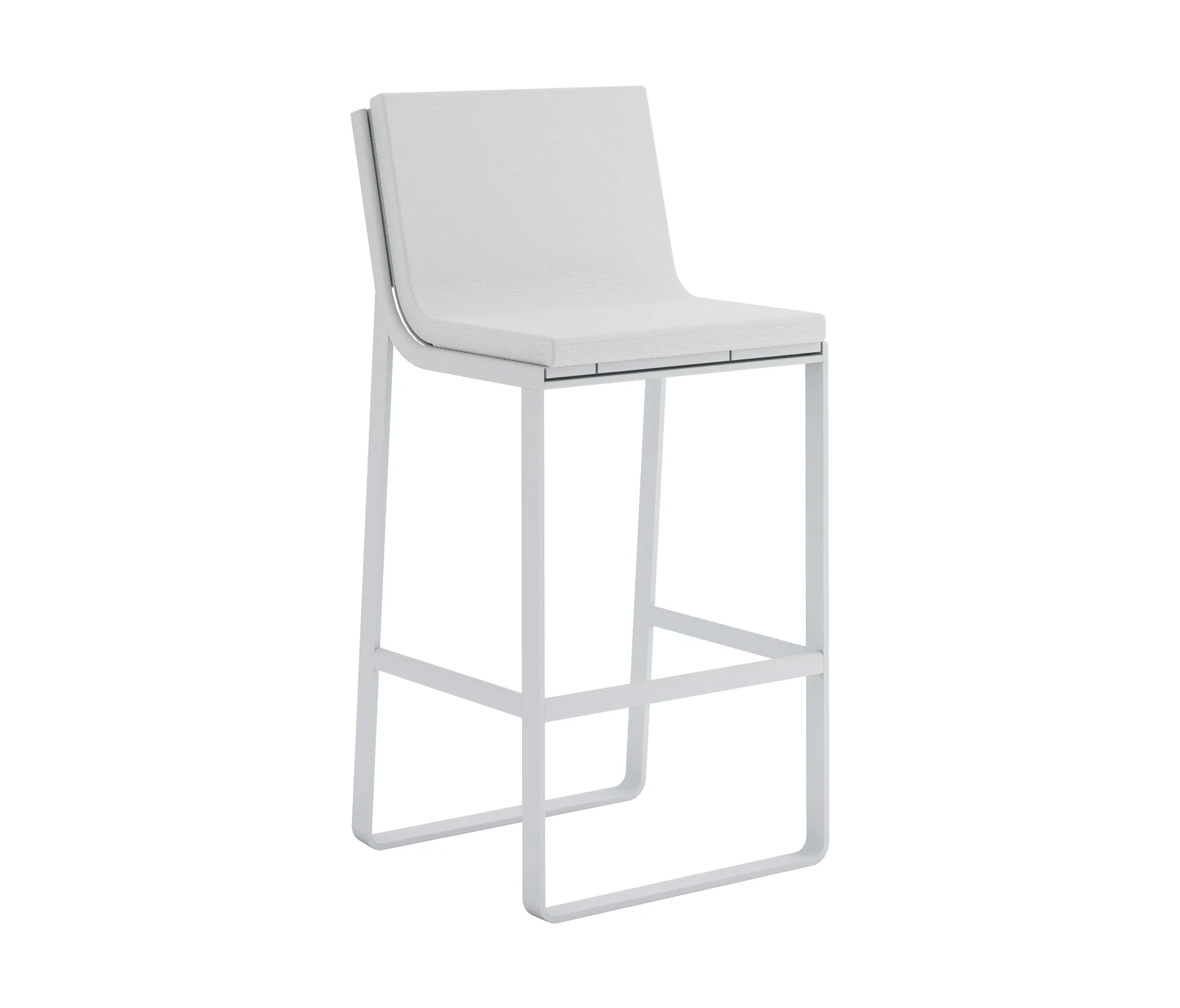 GANDIABLASCO - Flat Stool with High Backrest